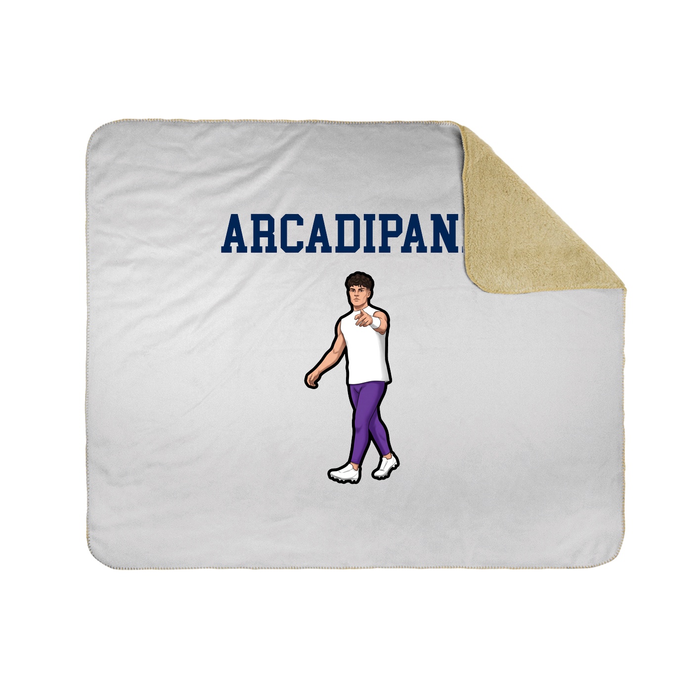 Throw Blanket — Shirsey in White
