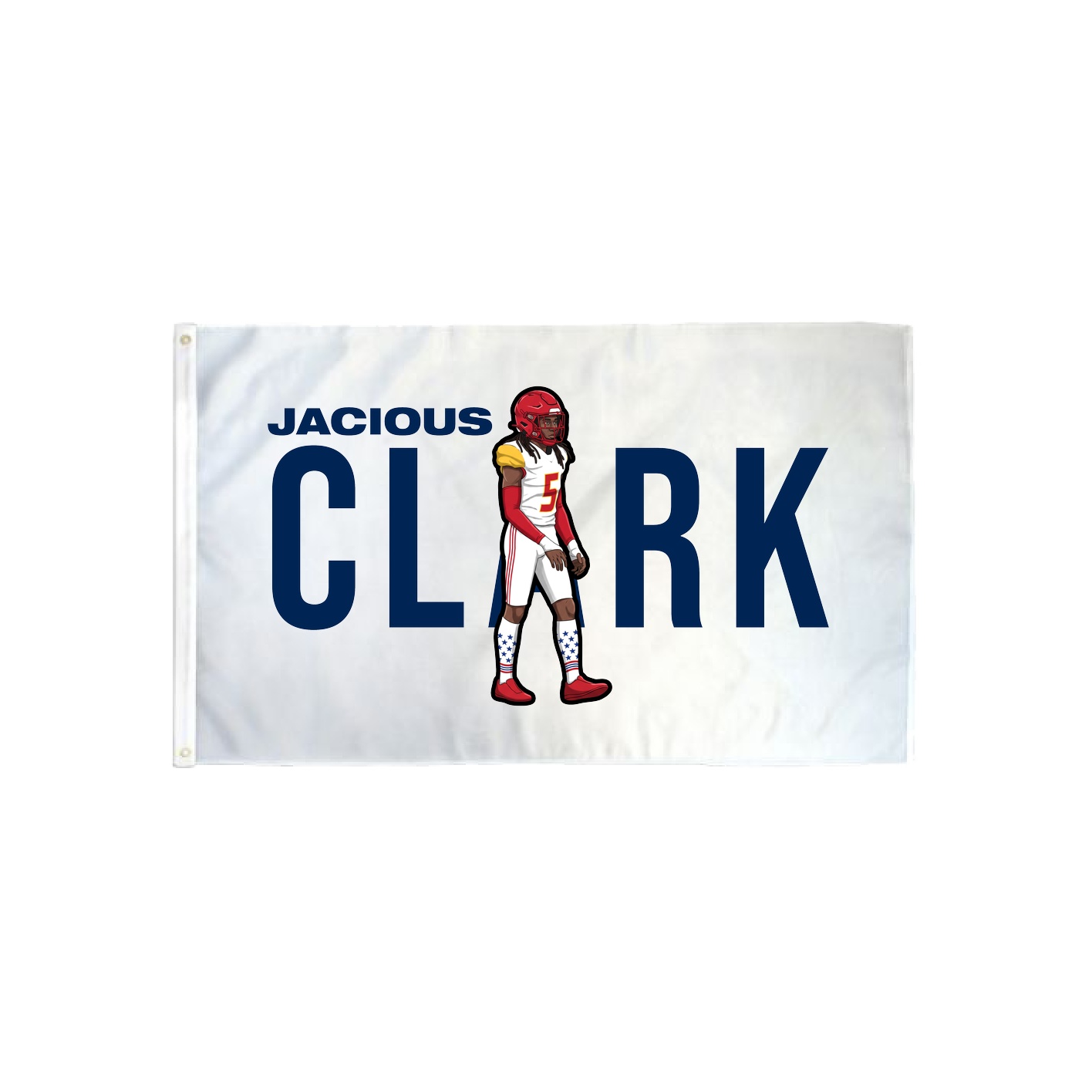 3x5 Flag — Player Name in Classic
