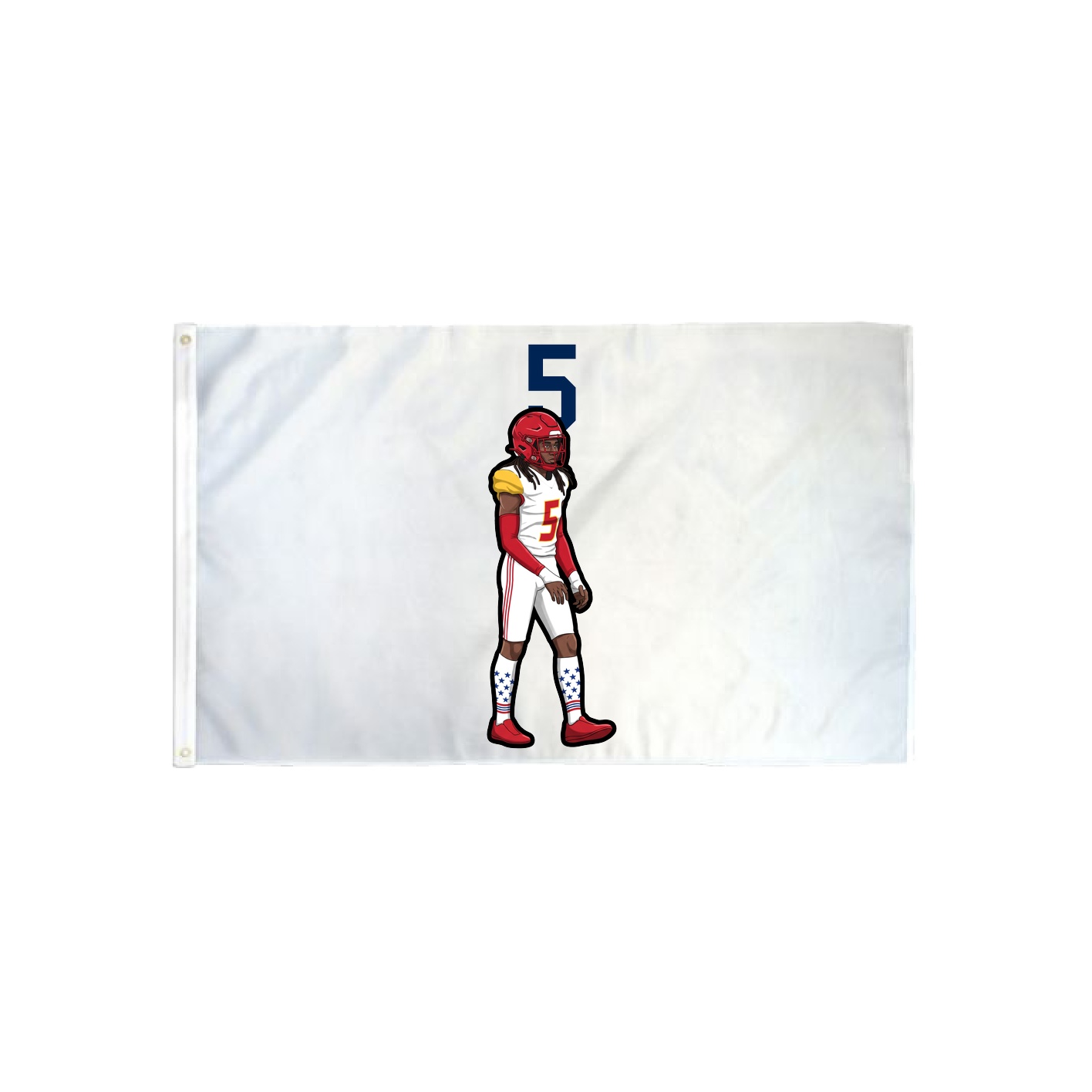 3x5 Flag — Number Top in Classic
