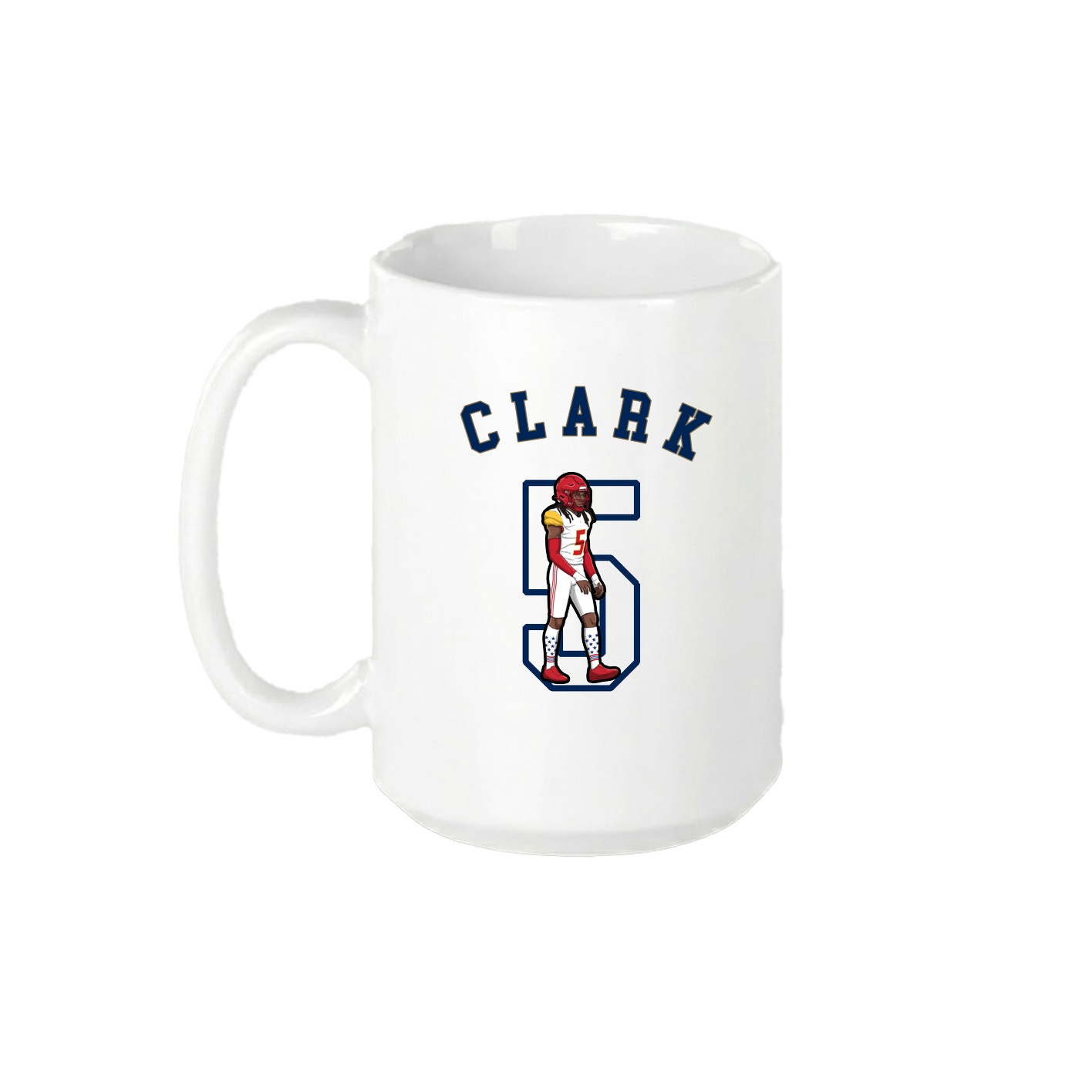 15oz Coffee Mug — Shirsey Arch in White