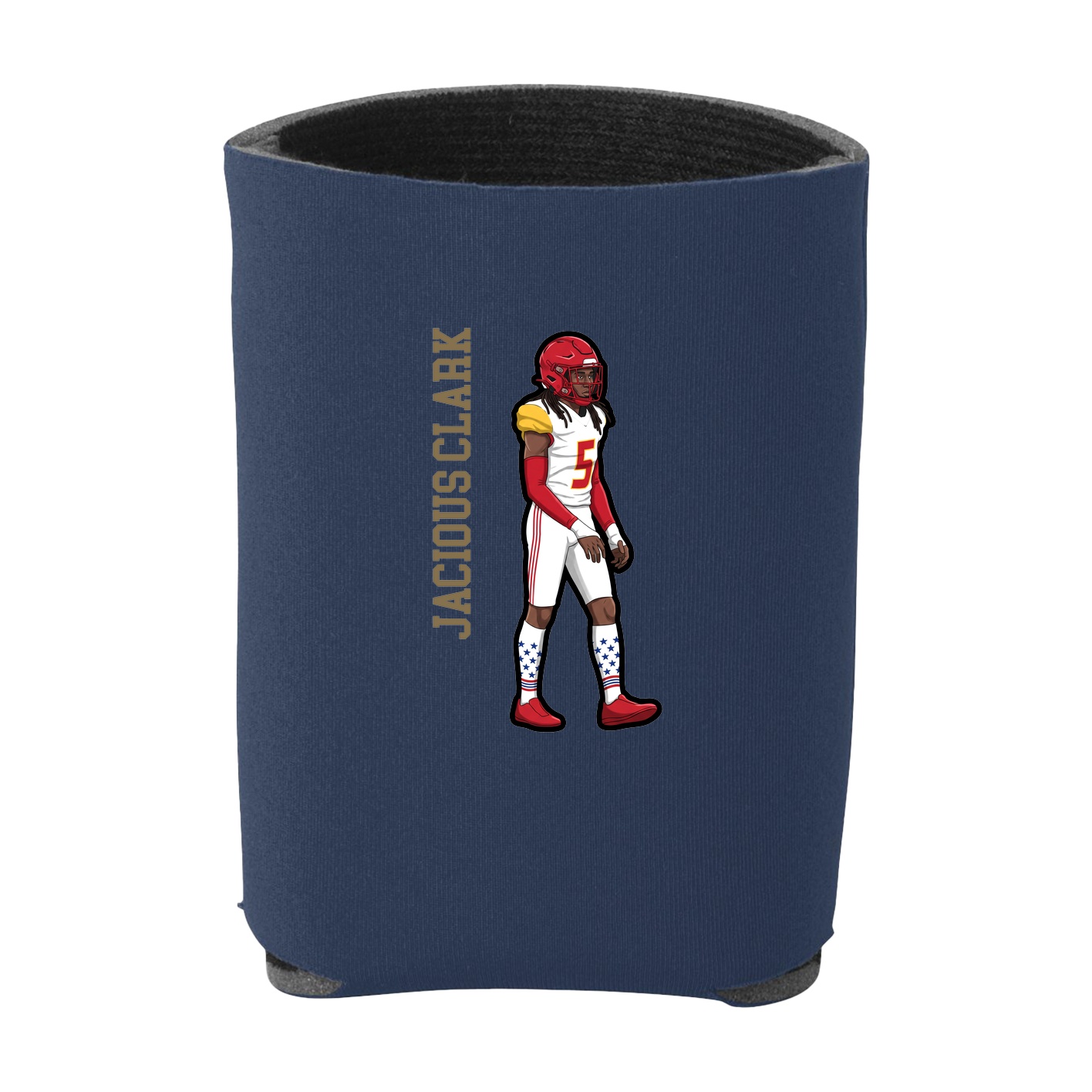 Can Holder — Name Vertical in Navy
