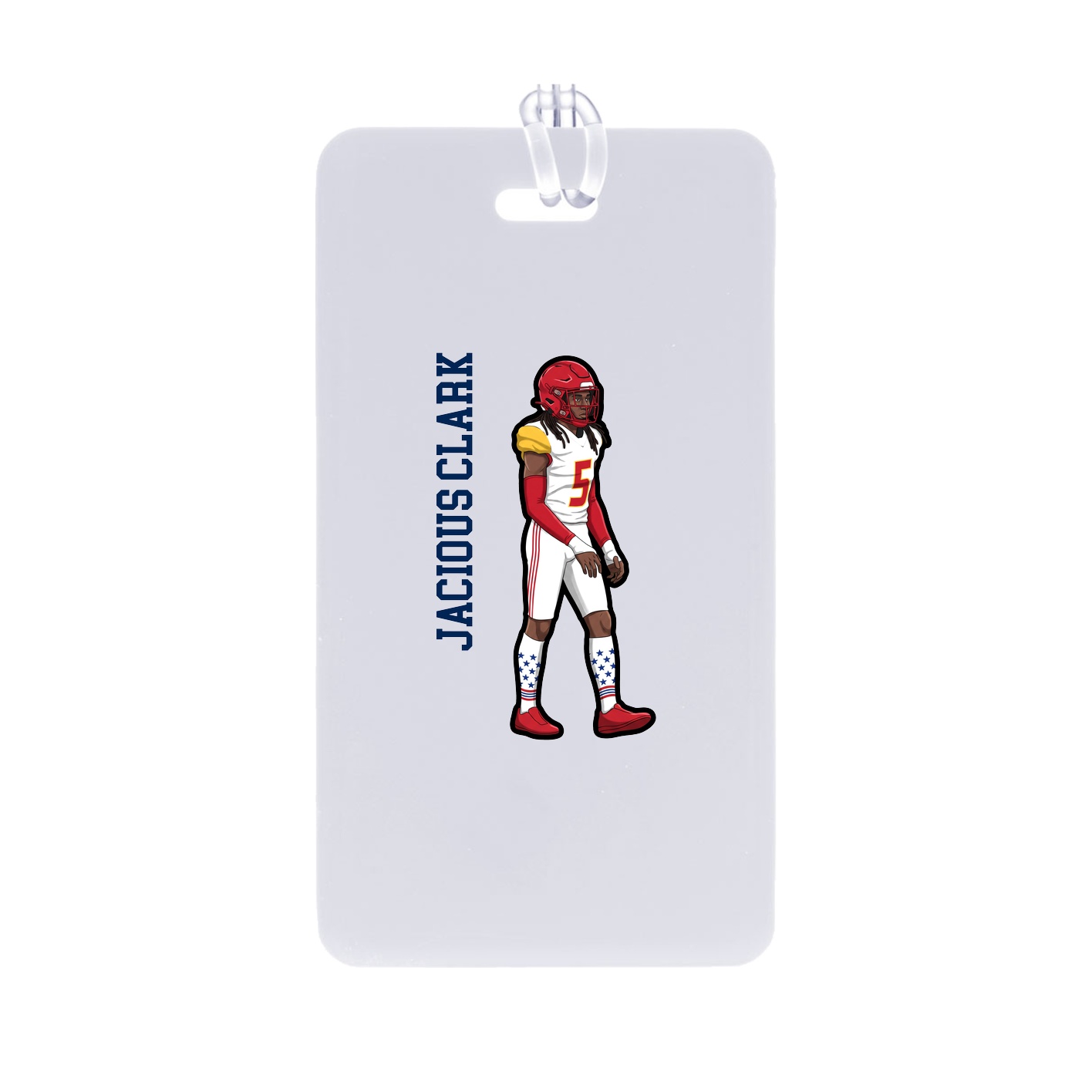 Bag Tag — Name Vertical in Classic