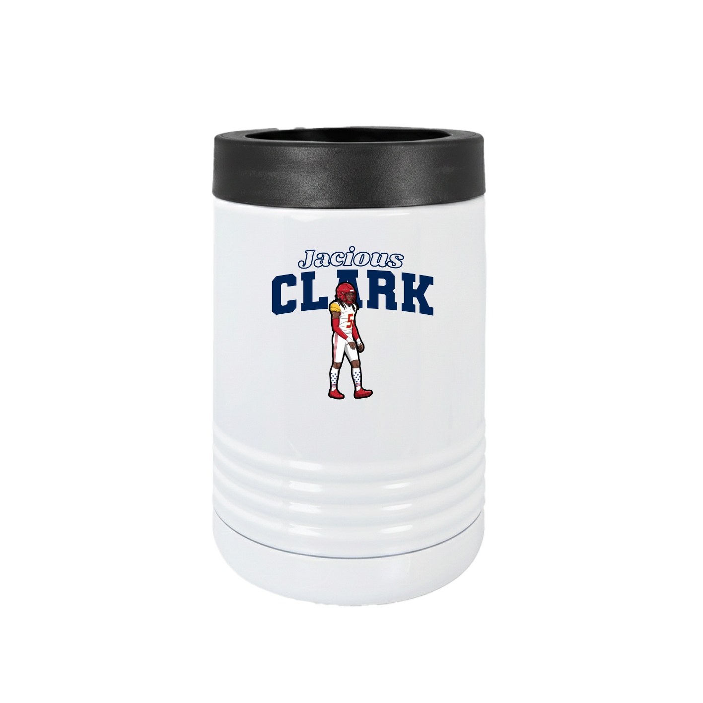 Beverage Holder — Name Arch in White