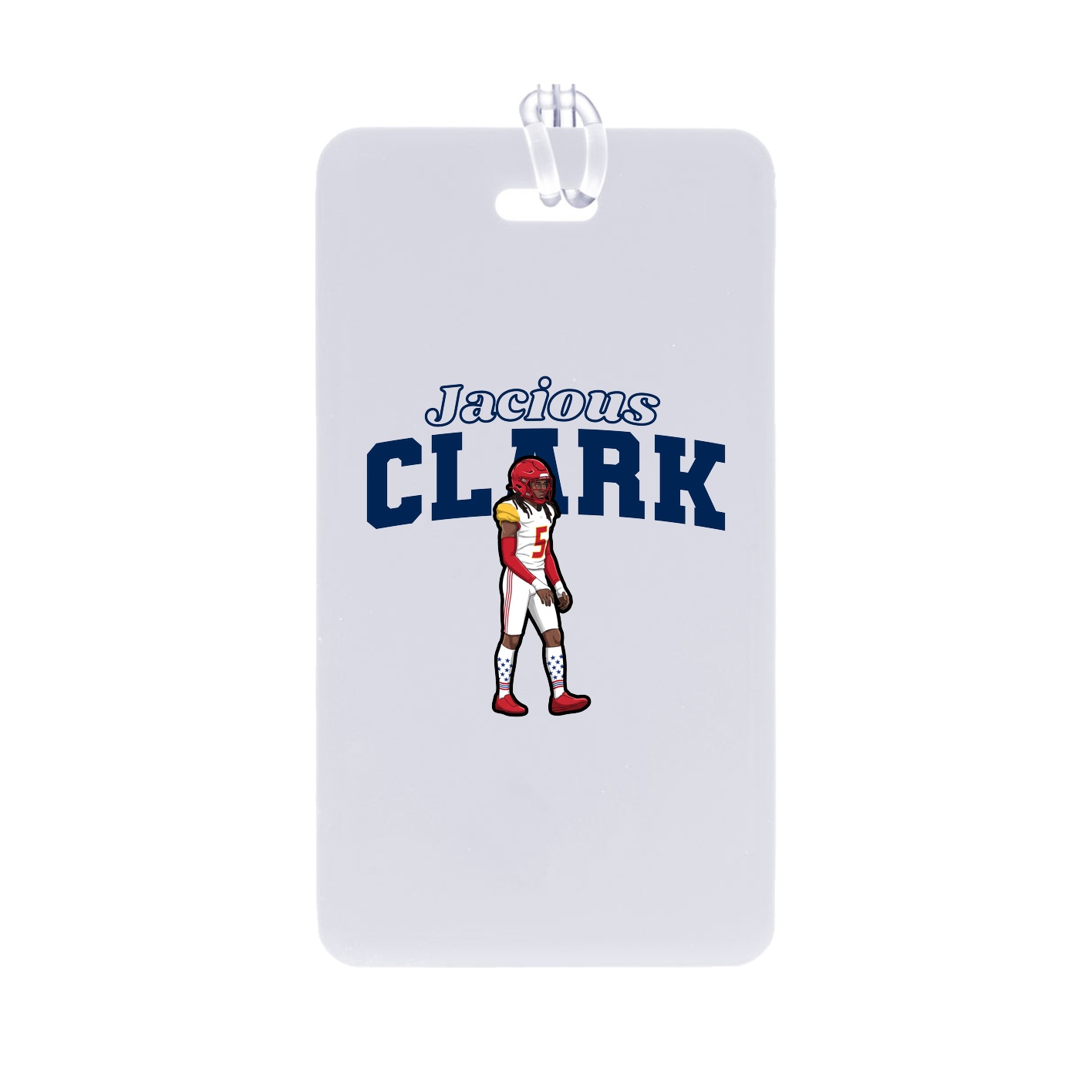 Bag Tag — Name Arch in Classic