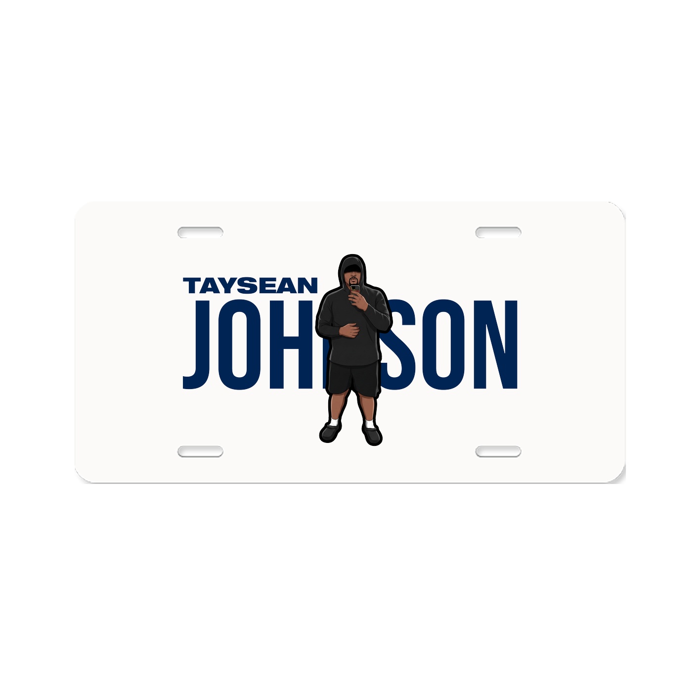 License Plate — Player Name in Classic
