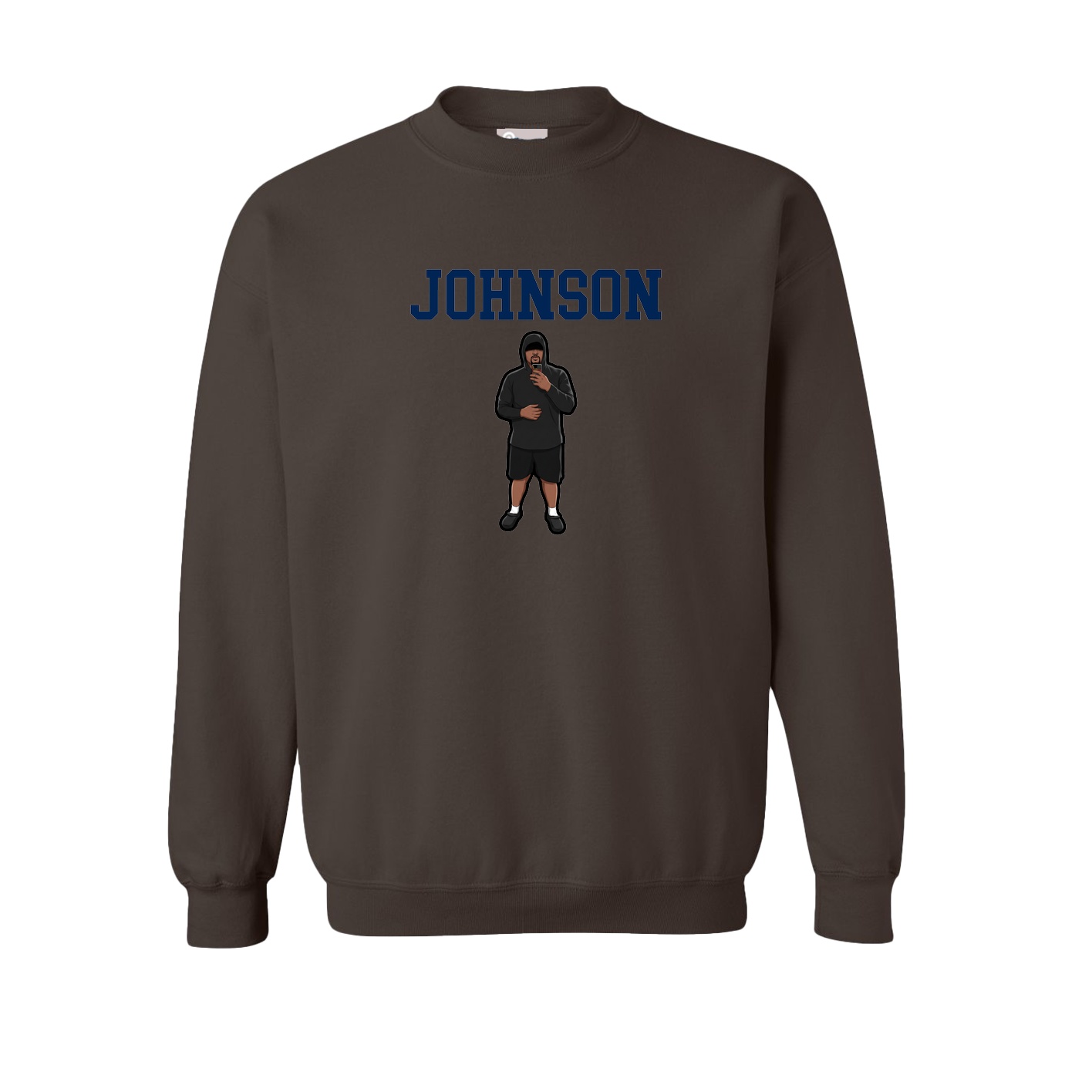 Fleece Crew — Shirsey in Brown