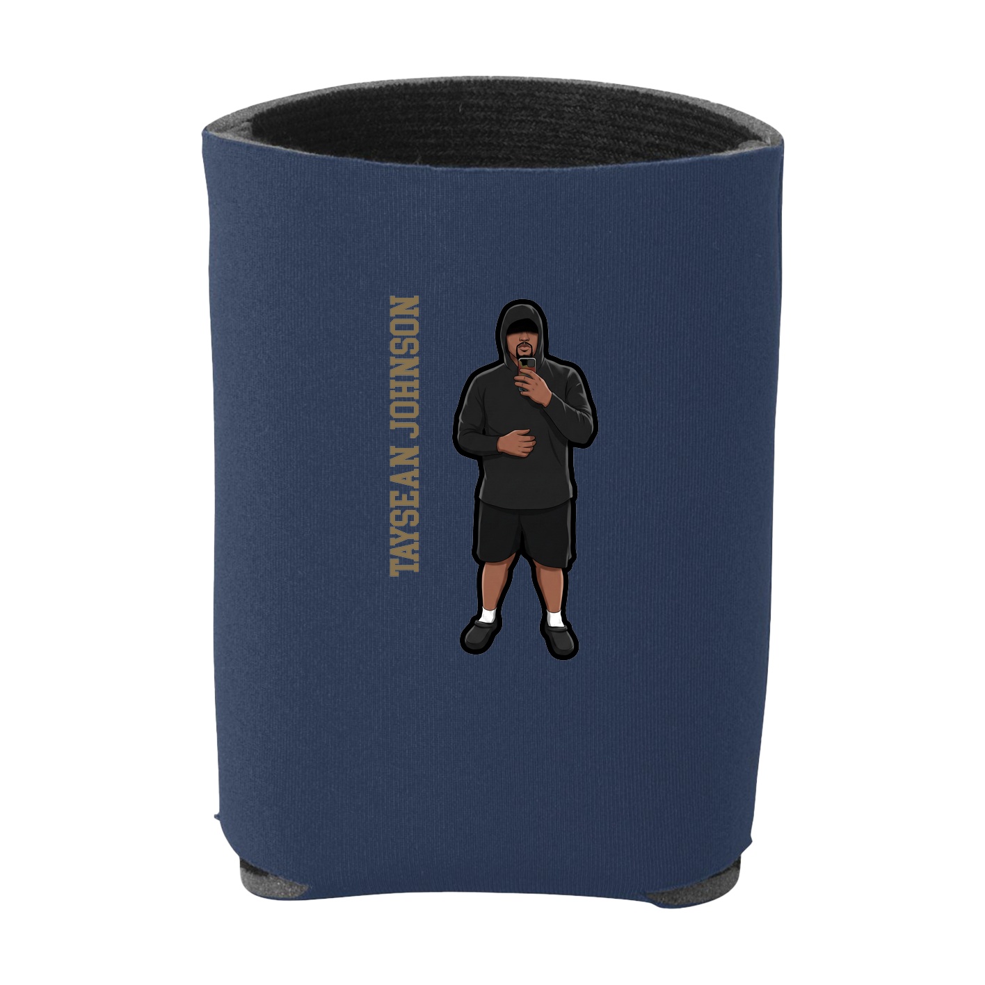 Can Holder — Name Vertical in Navy