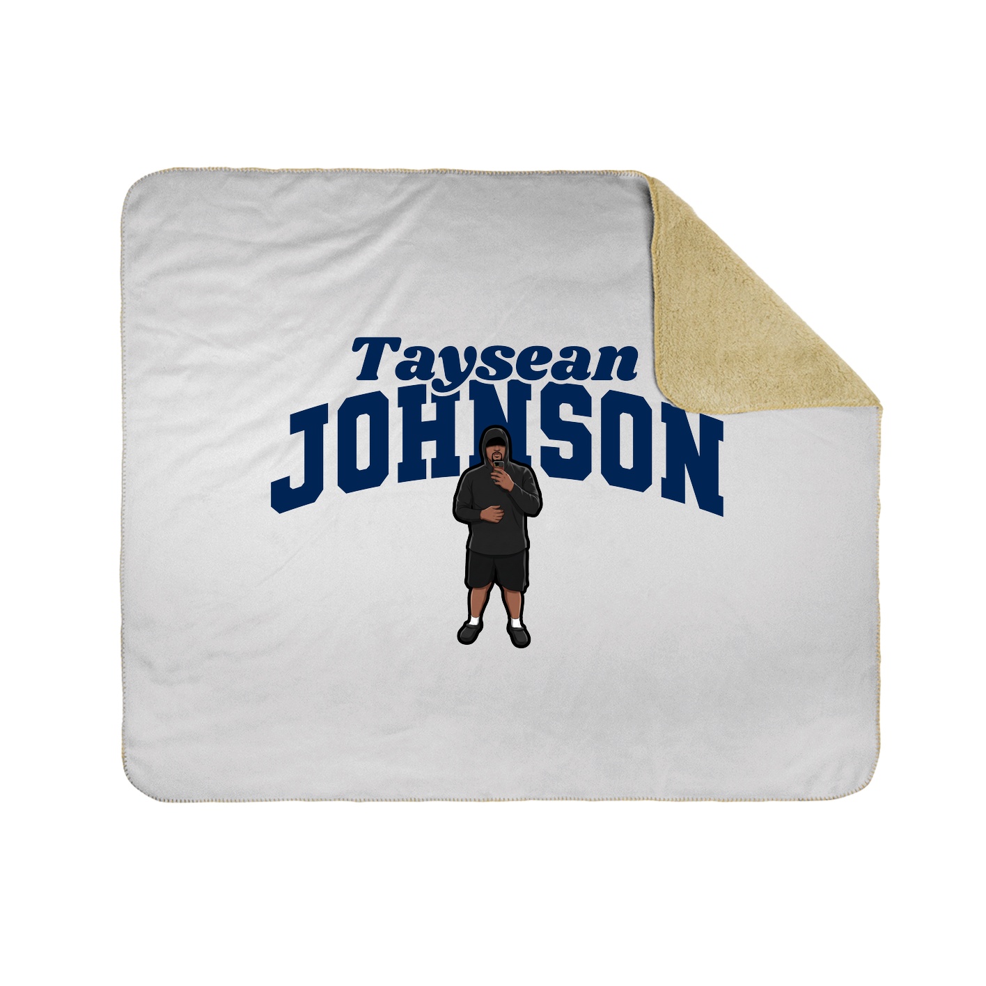 Throw Blanket — Signature Arch in White