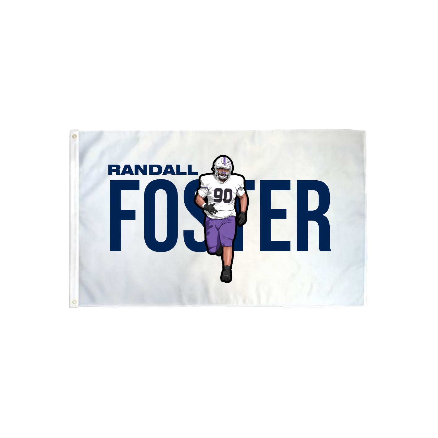 3x5 Flag — Player Name in Classic