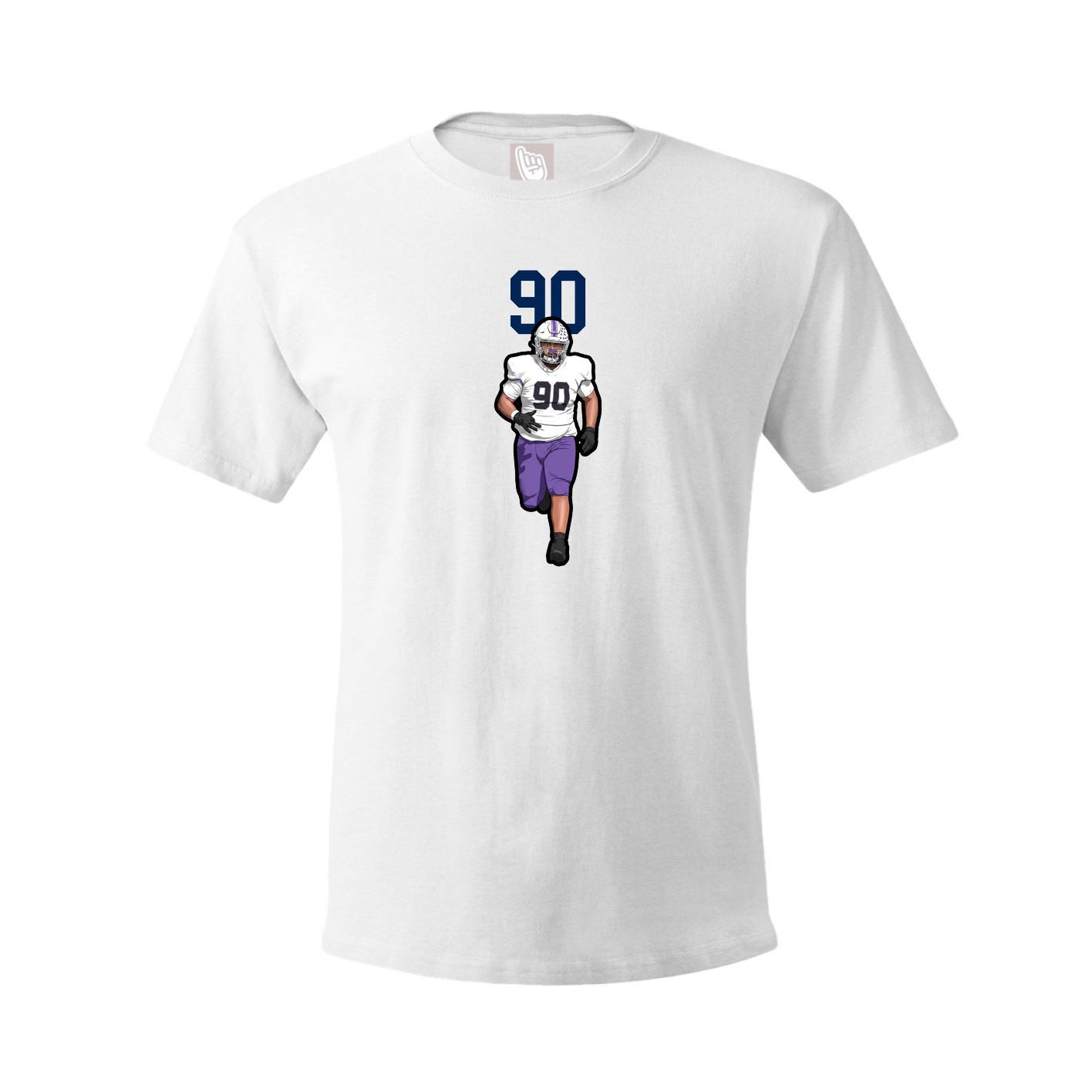 Tee — Number Top in White