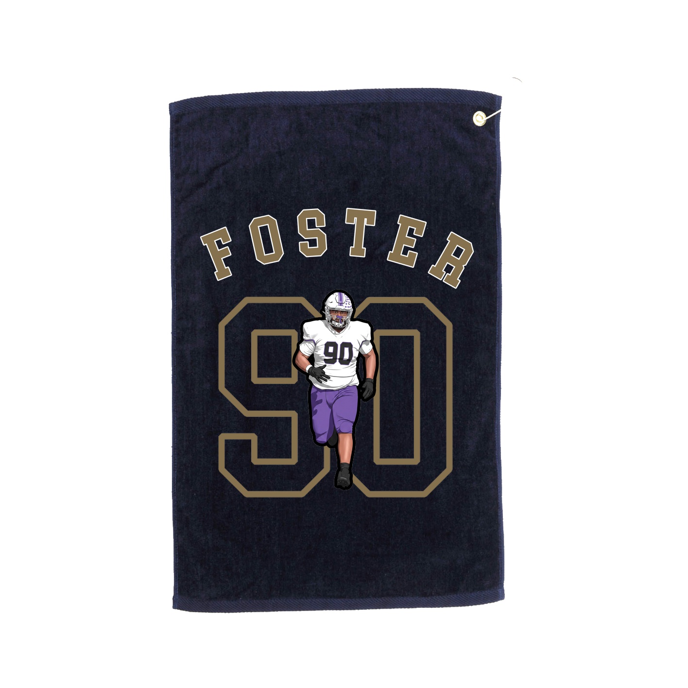 Golf Towel — Shirsey Arch in Navy