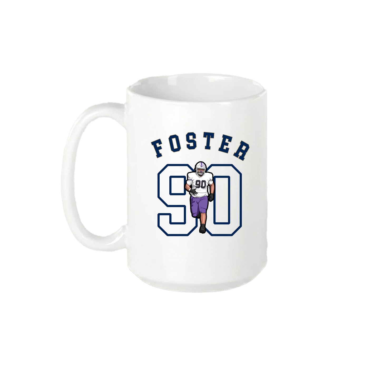 15oz Coffee Mug — Shirsey Arch in White