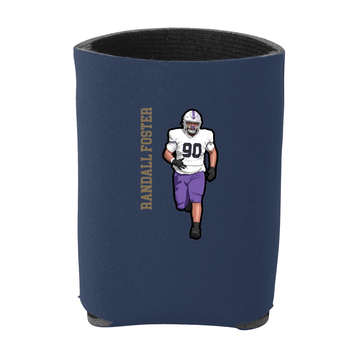Can Holder — Name Vertical in Navy