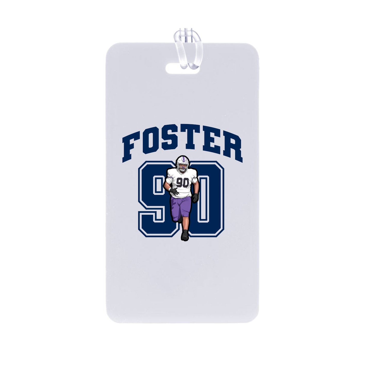 Bag Tag — Number in Classic