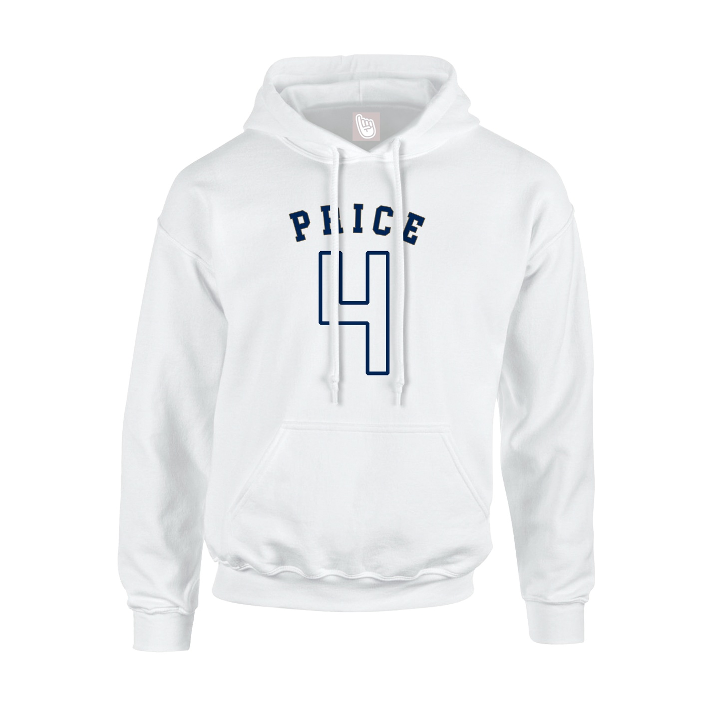 Hoodie — Shirsey Arch in White