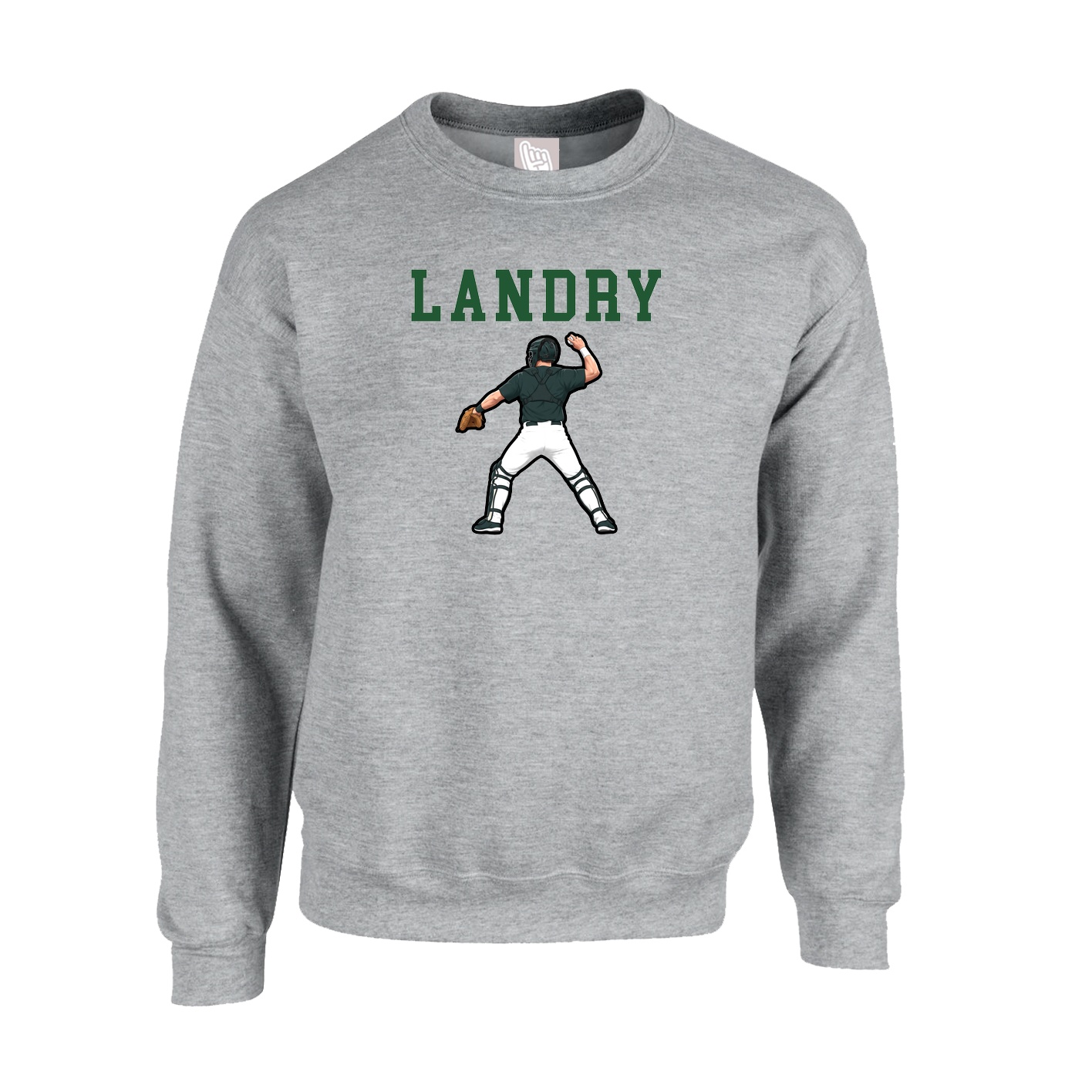 Fleece Crew — Shirsey in Grey