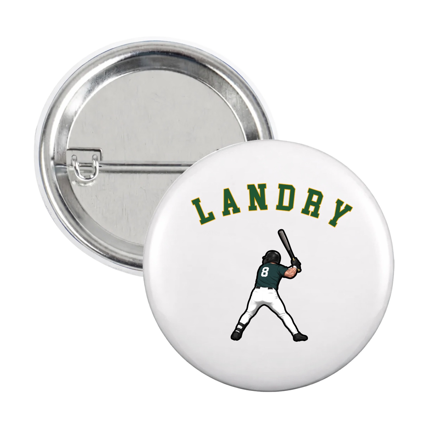Game Day Button — Shirsey Arch in White