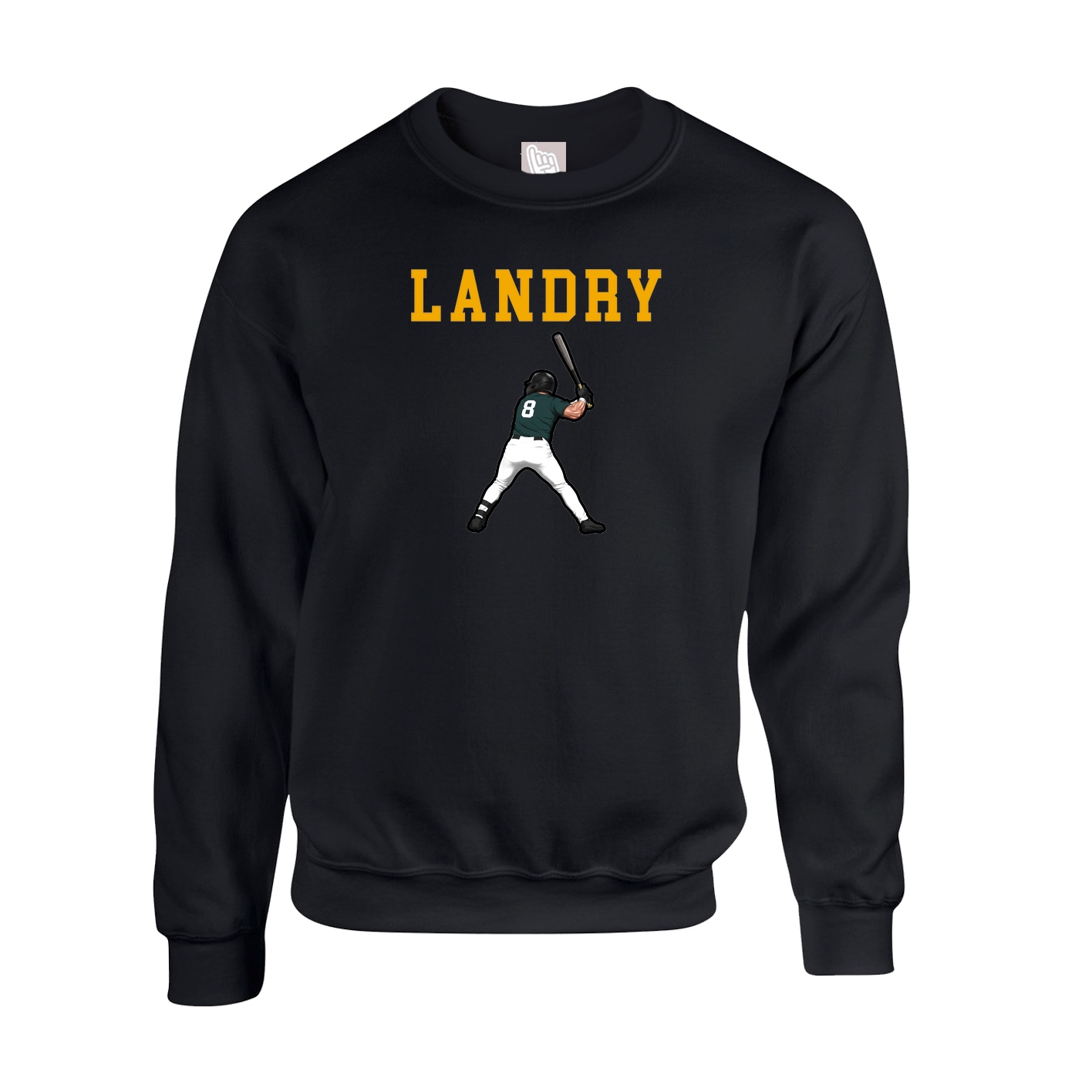 Fleece Crew — Shirsey in Black