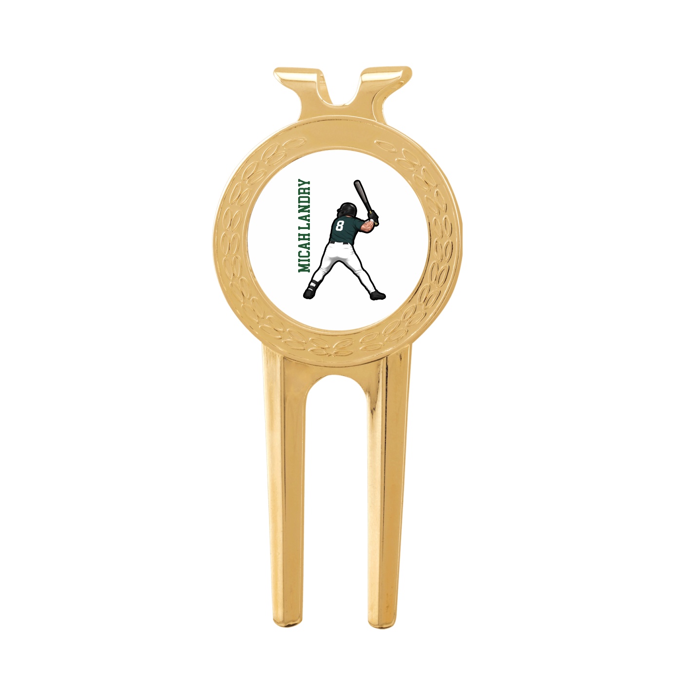 Divot Tool with Ball Marker — Name Vertical in Classic