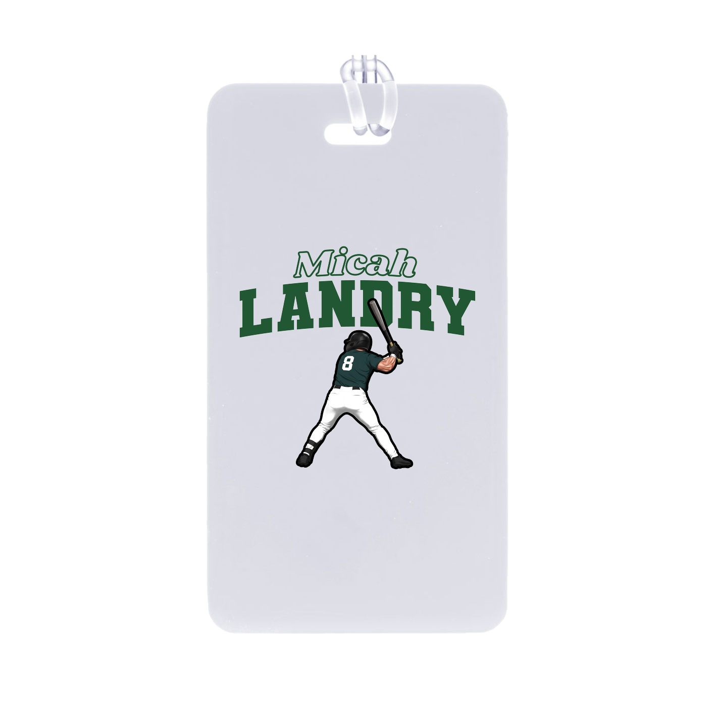 Bag Tag — Name Arch in Classic