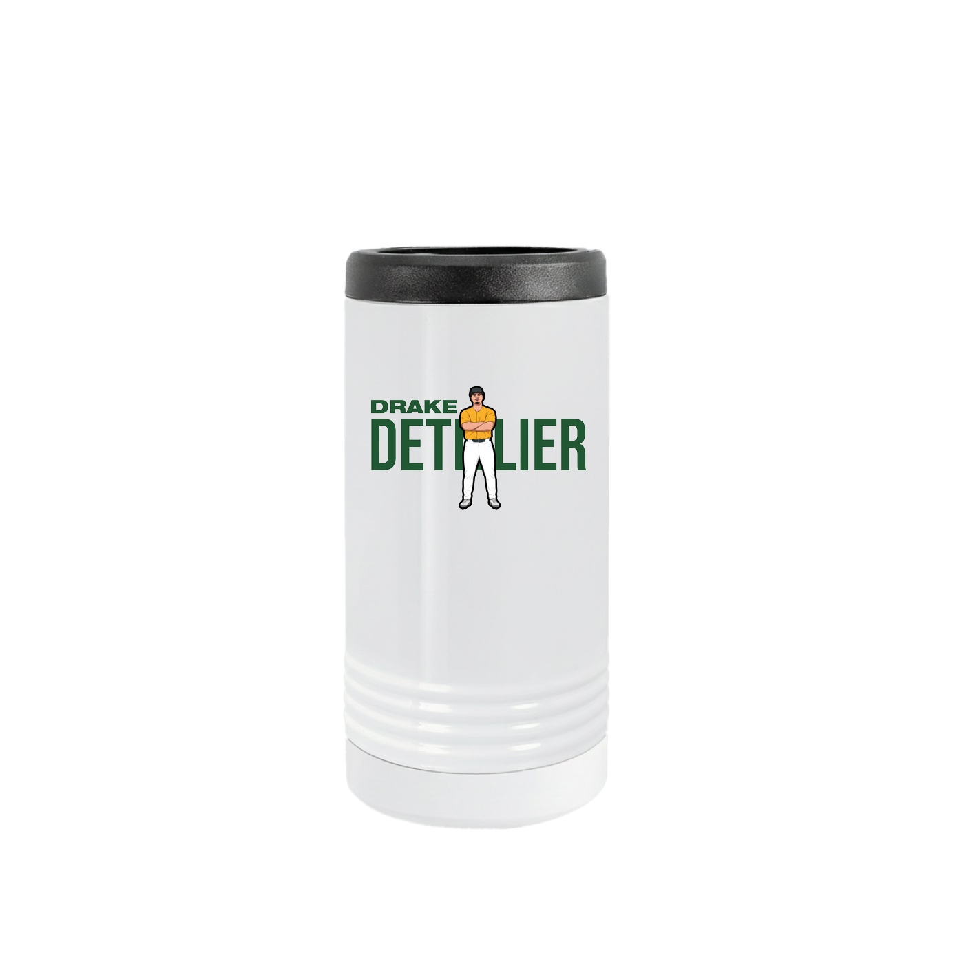 Slim Beverage Holder — Player Name in White