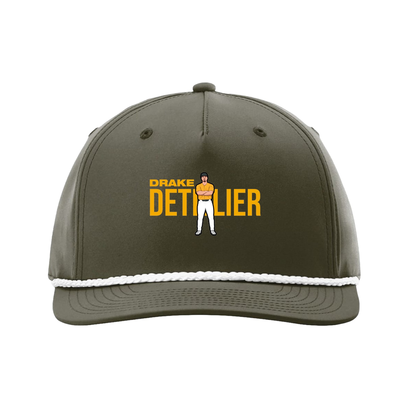 Five-Panel Classic Rope Cap — Player Name in Green