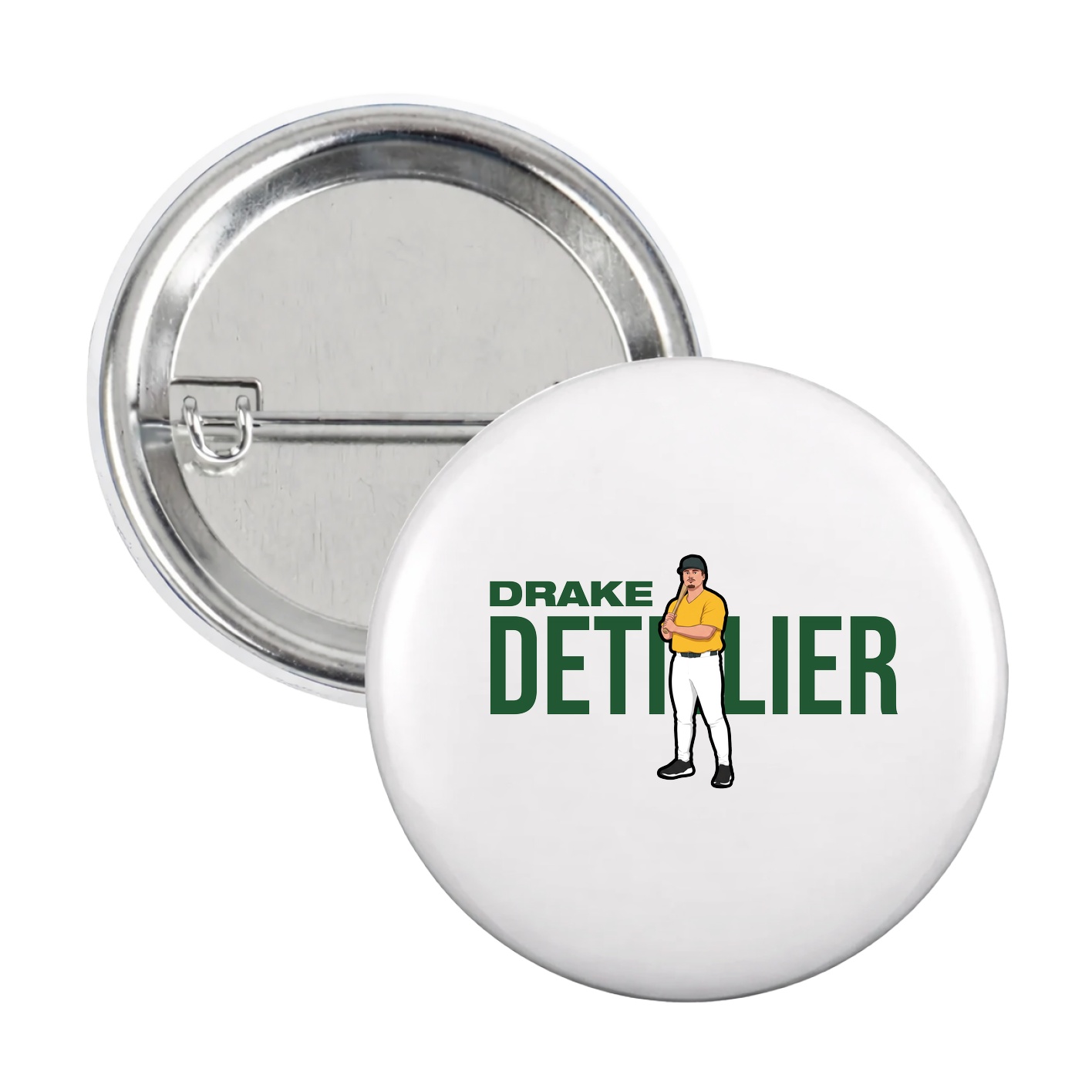 Game Day Button — Player Name in White