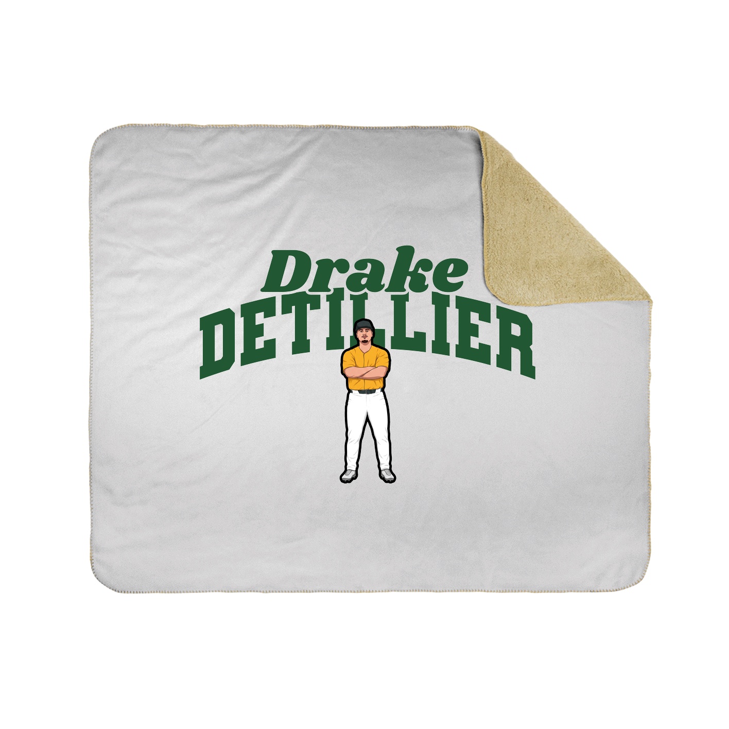 Throw Blanket — Signature Arch in White