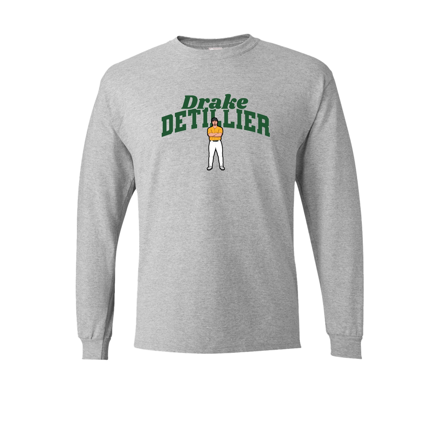Long Sleeve Tee — Signature Arch in Grey