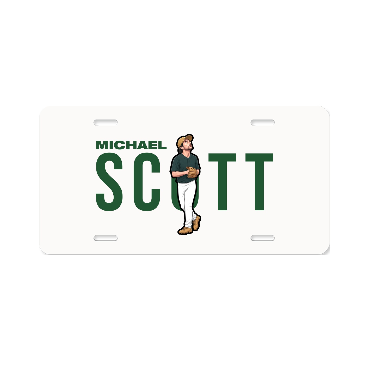 License Plate — Player Name in Classic