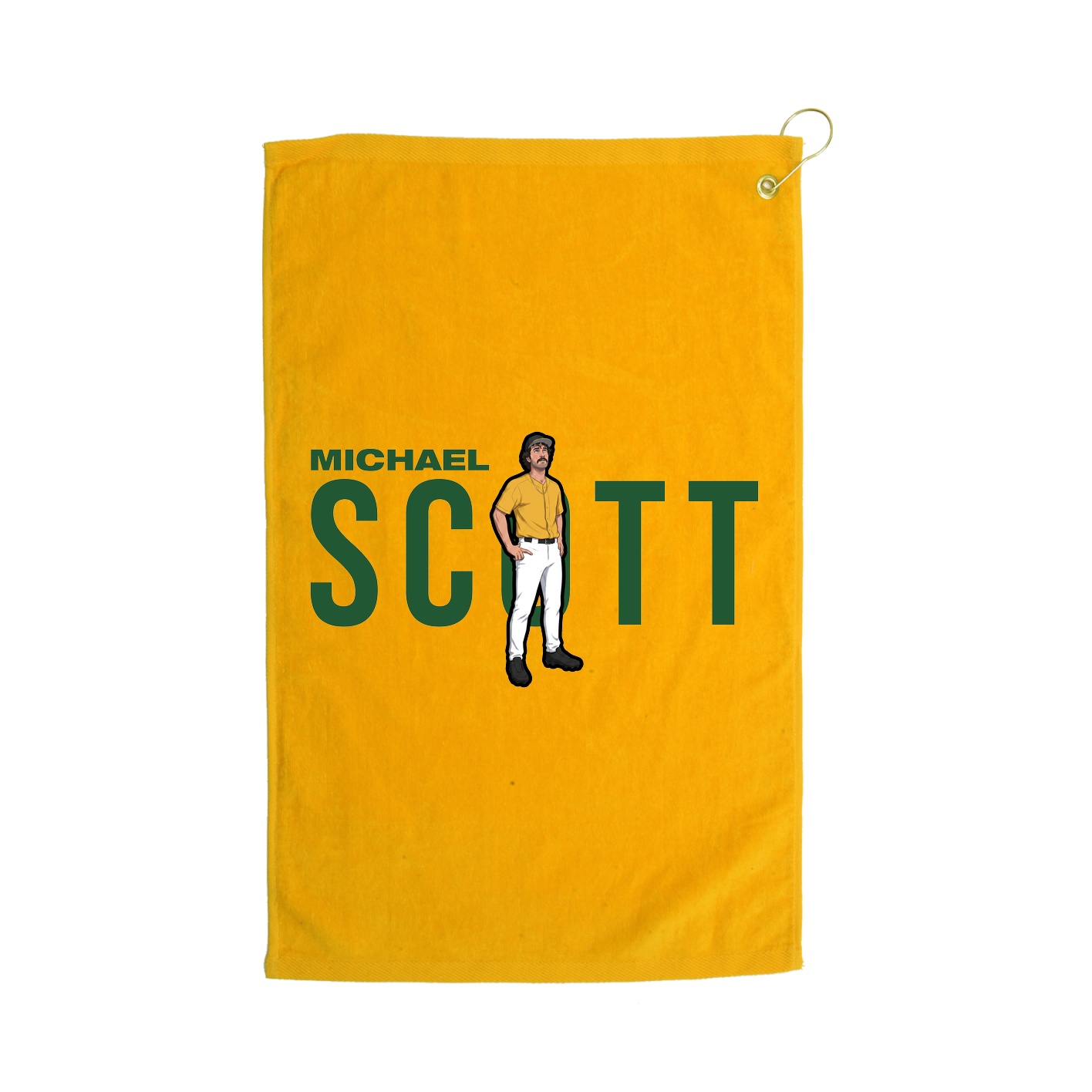 Golf Towel — Player Name in Gold