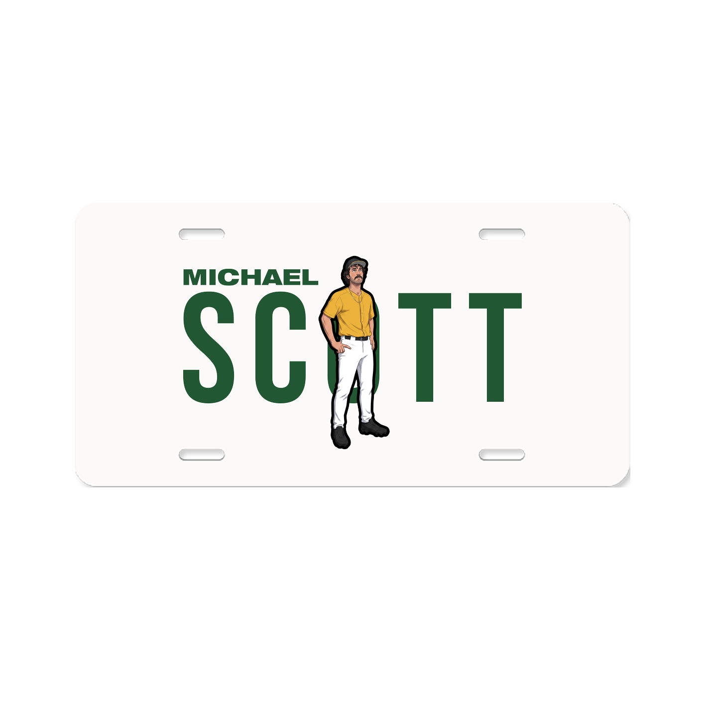License Plate — Player Name in Classic