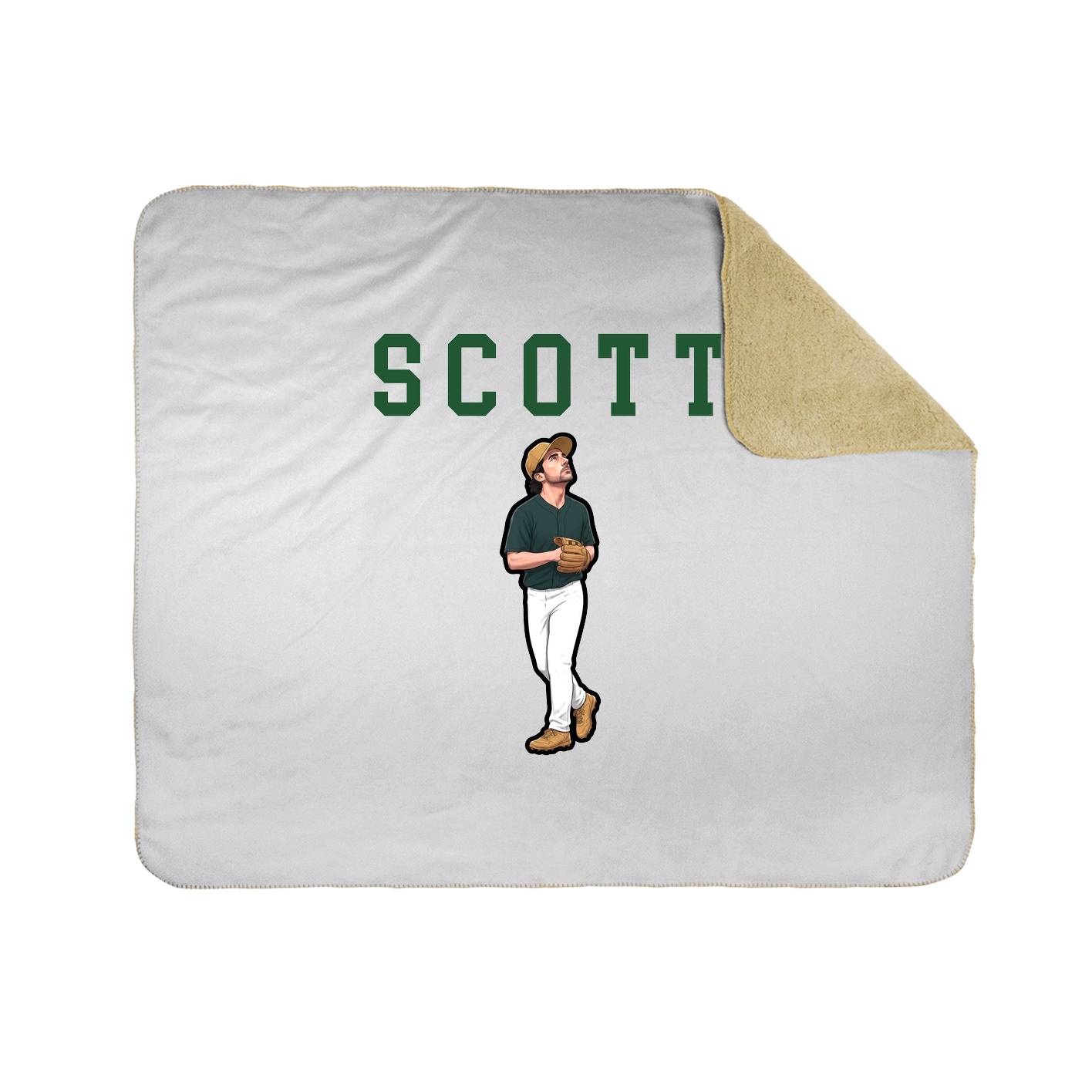 Throw Blanket — Shirsey in White