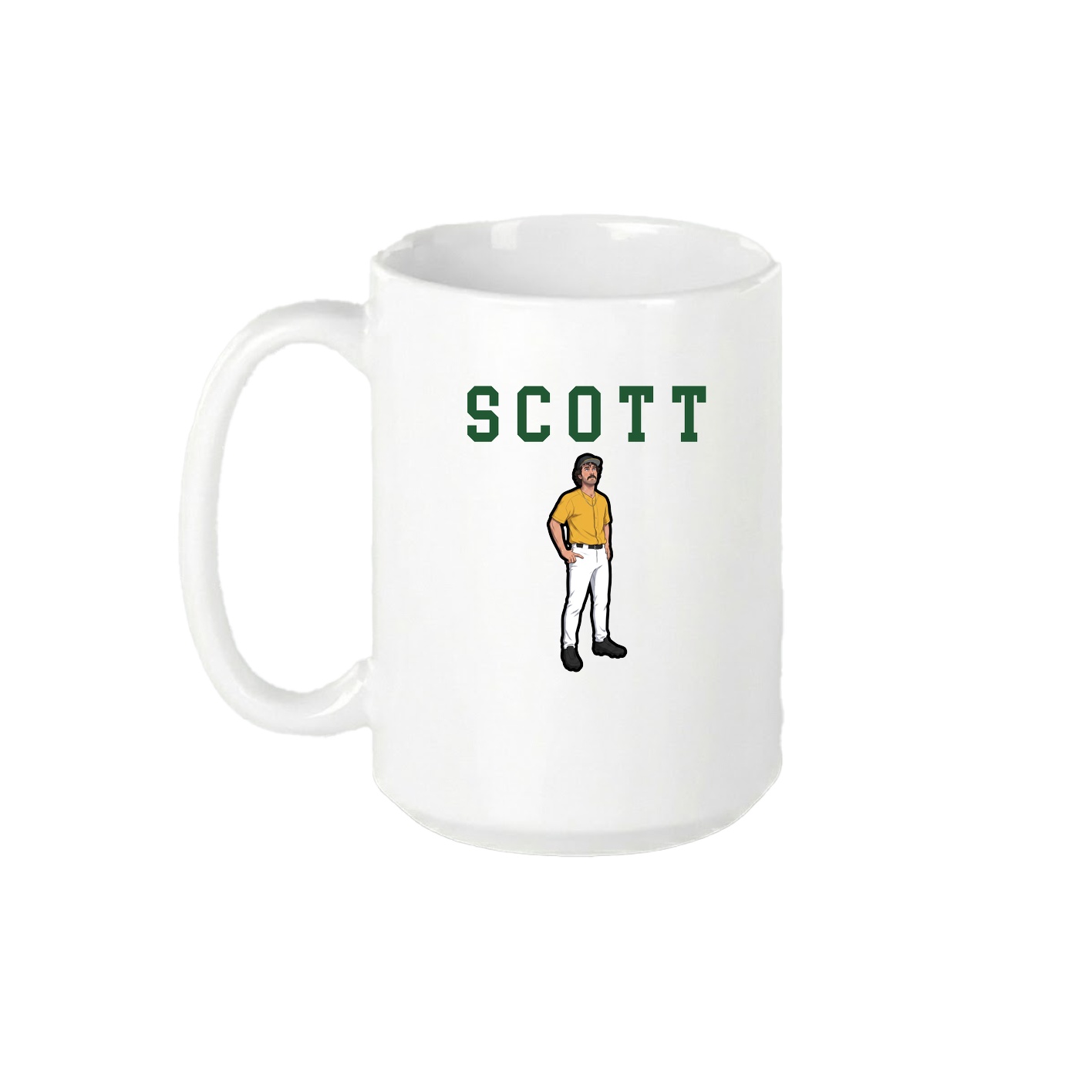 15oz Coffee Mug — Shirsey in White