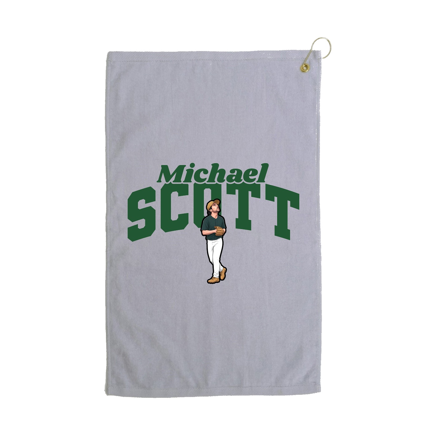 Golf Towel — Signature Arch in Grey