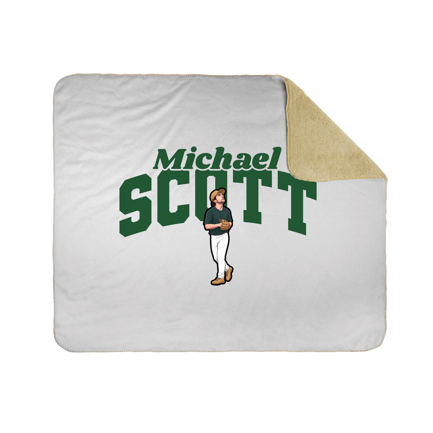 Throw Blanket — Signature Arch in White