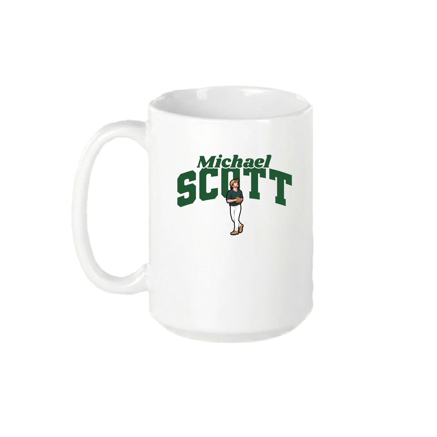 15oz Coffee Mug — Signature Arch in White