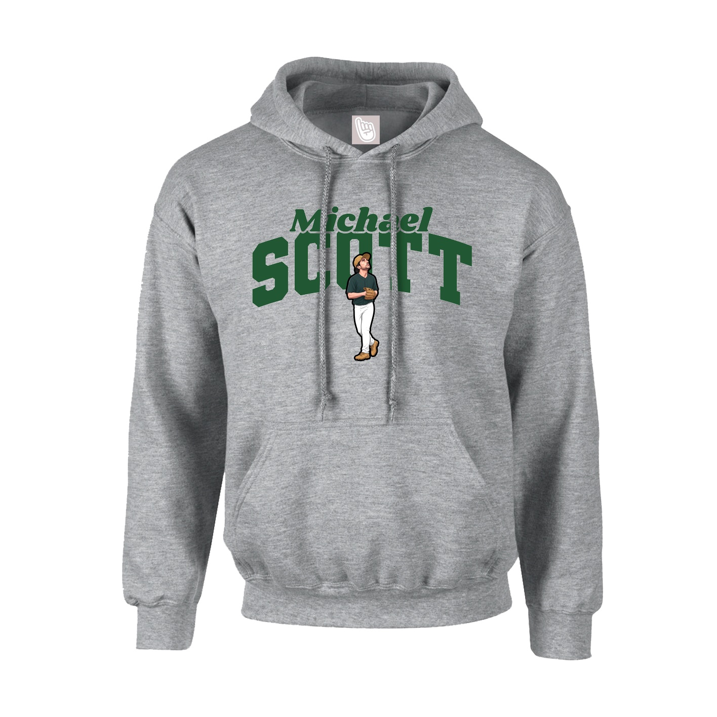 Hoodie — Signature Arch in Grey