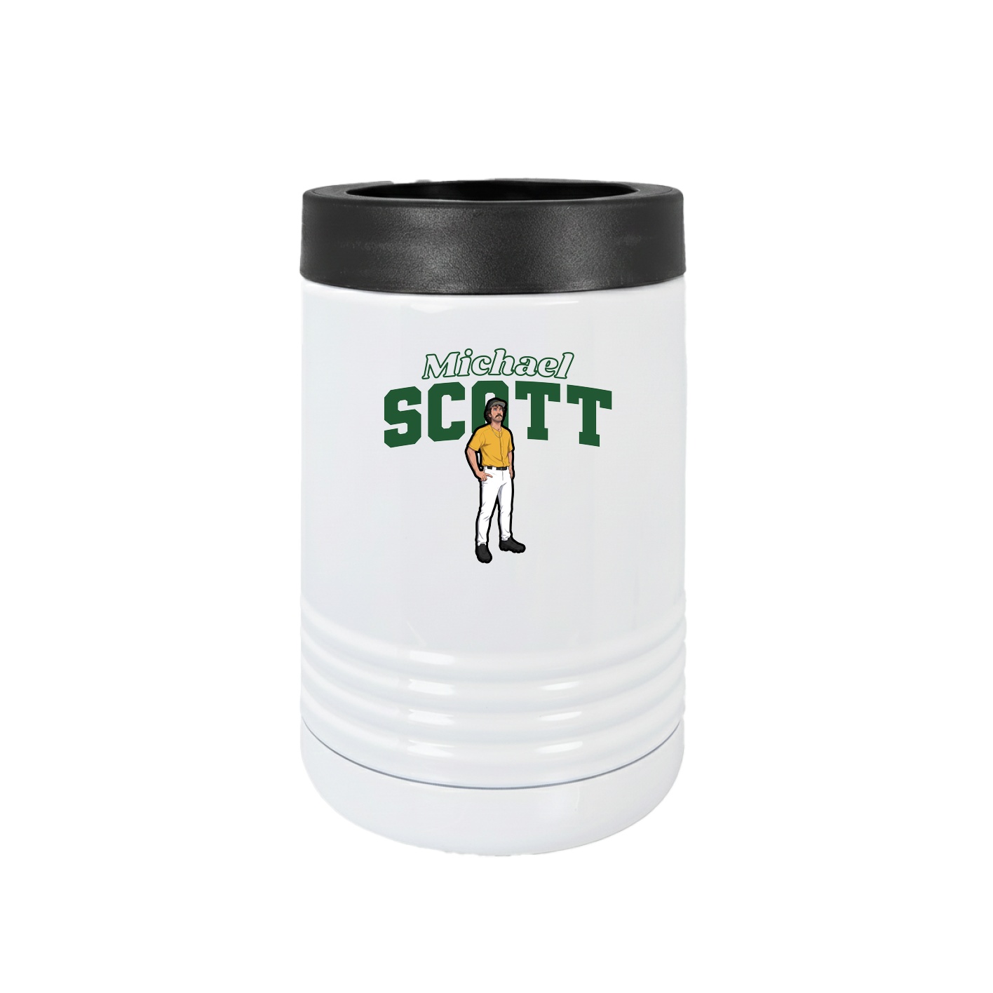 Beverage Holder — Name Arch in White