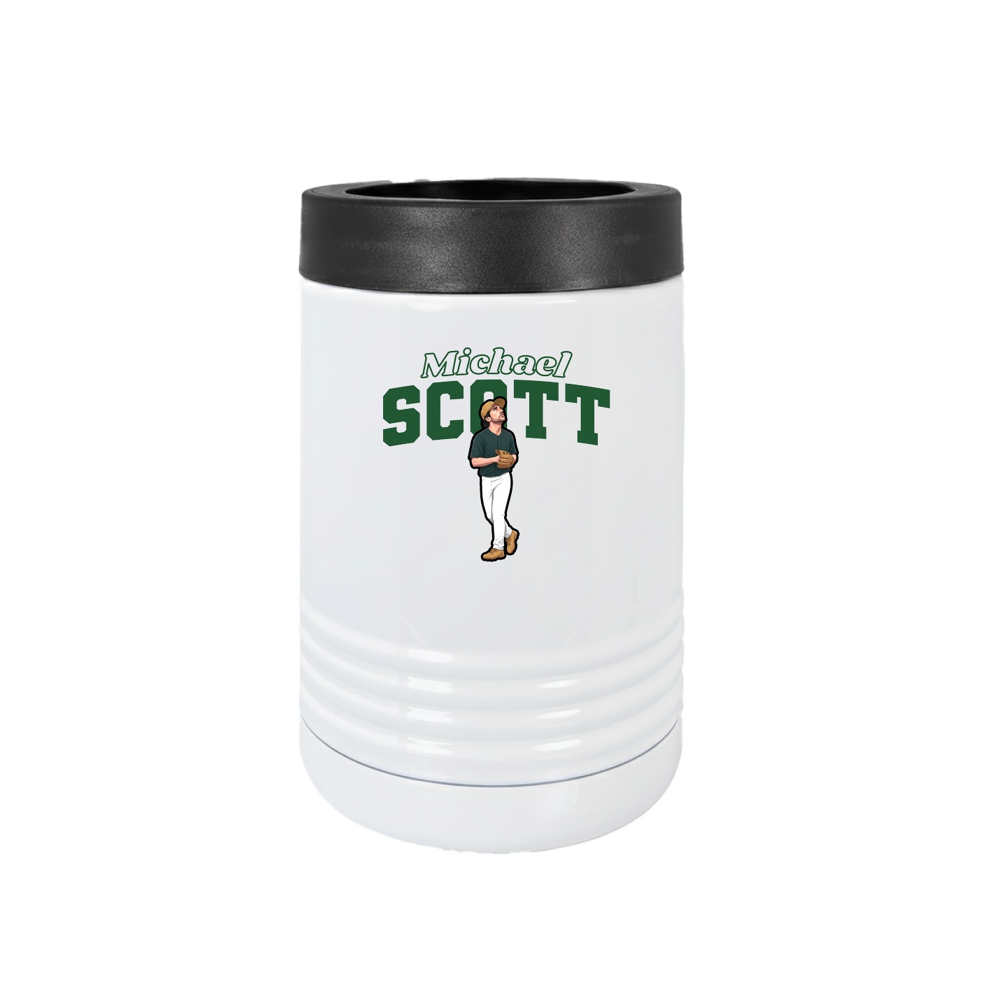 Beverage Holder — Name Arch in White