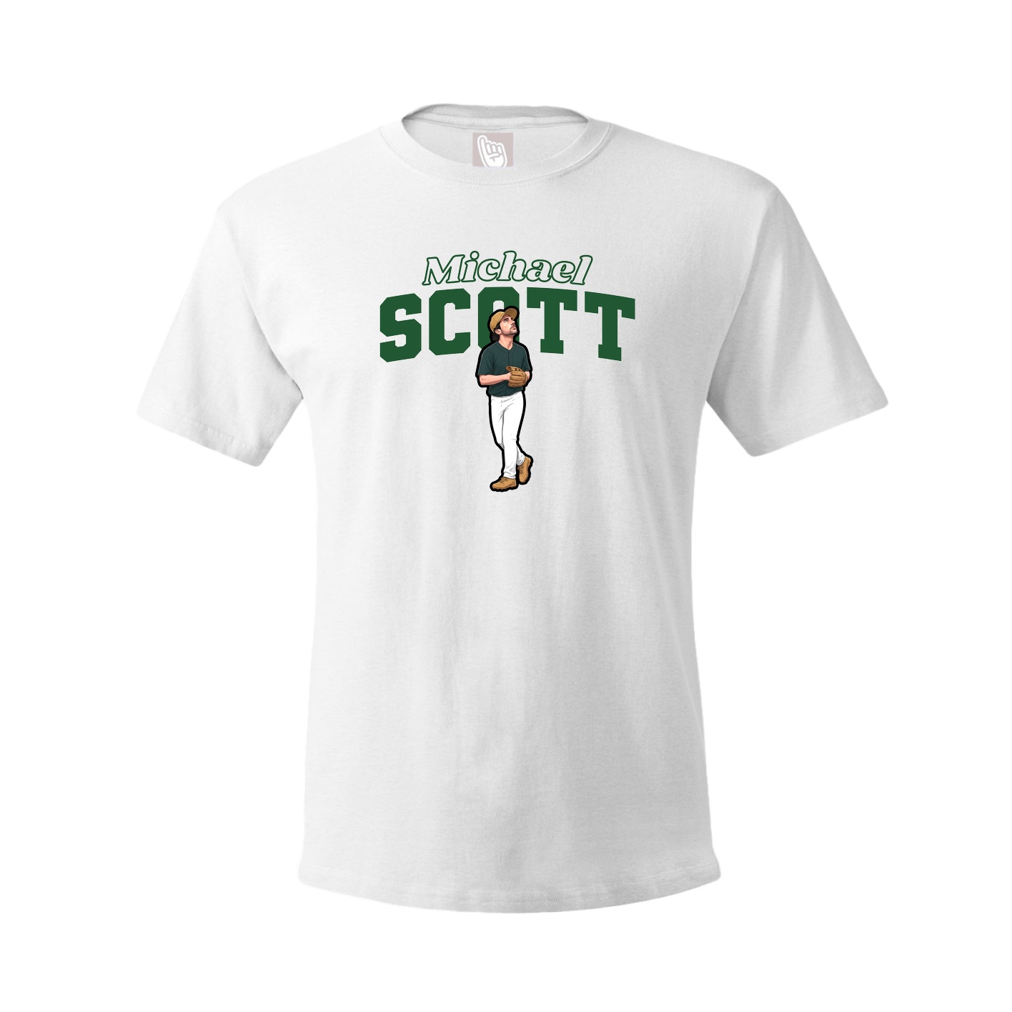 Tee — Name Arch in White