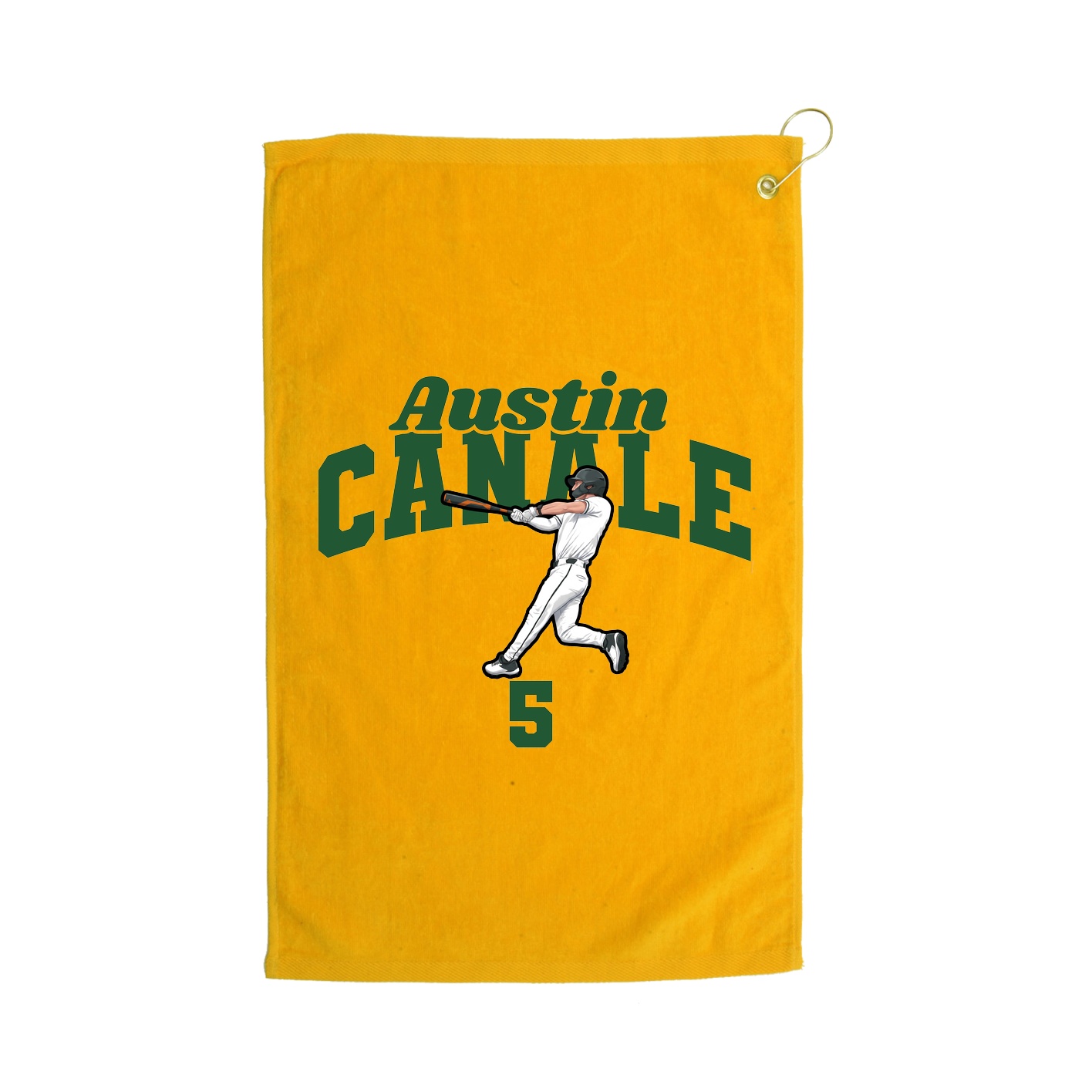 Golf Towel — Signature Arch in Gold
