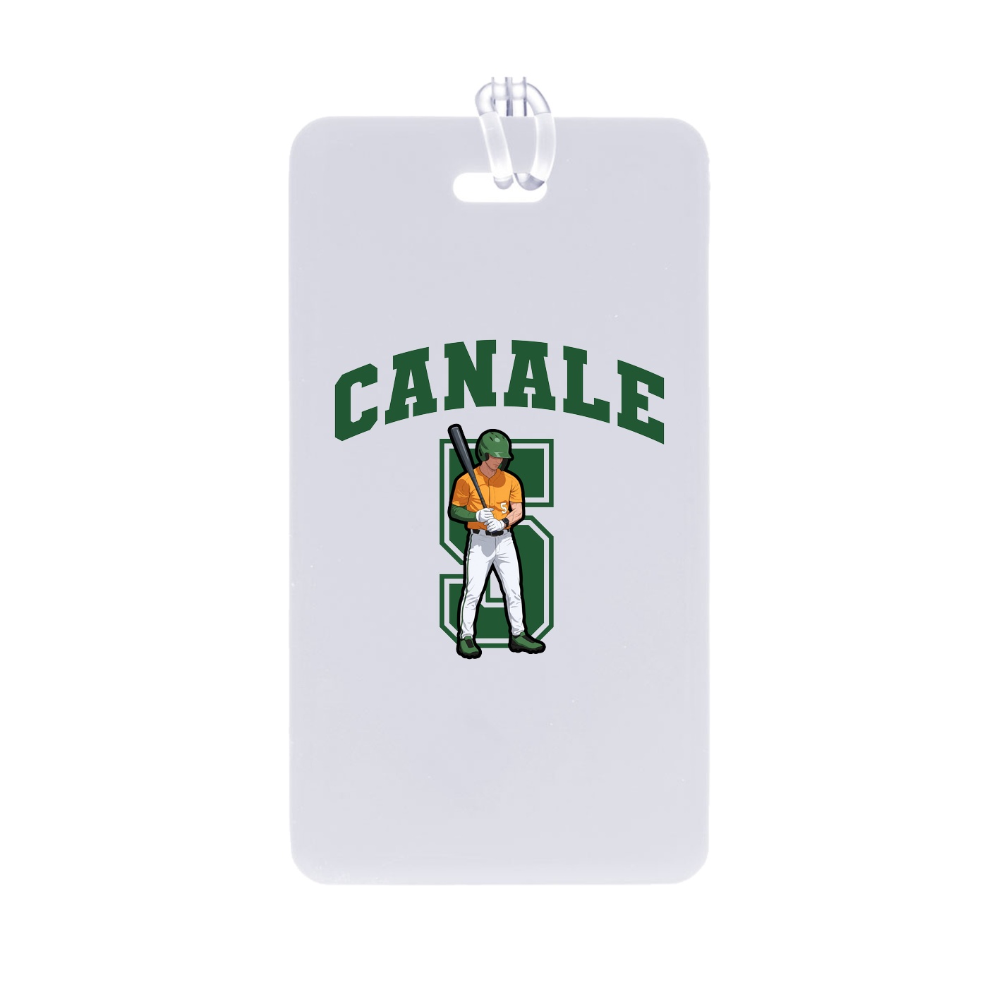 Bag Tag — Number in Classic