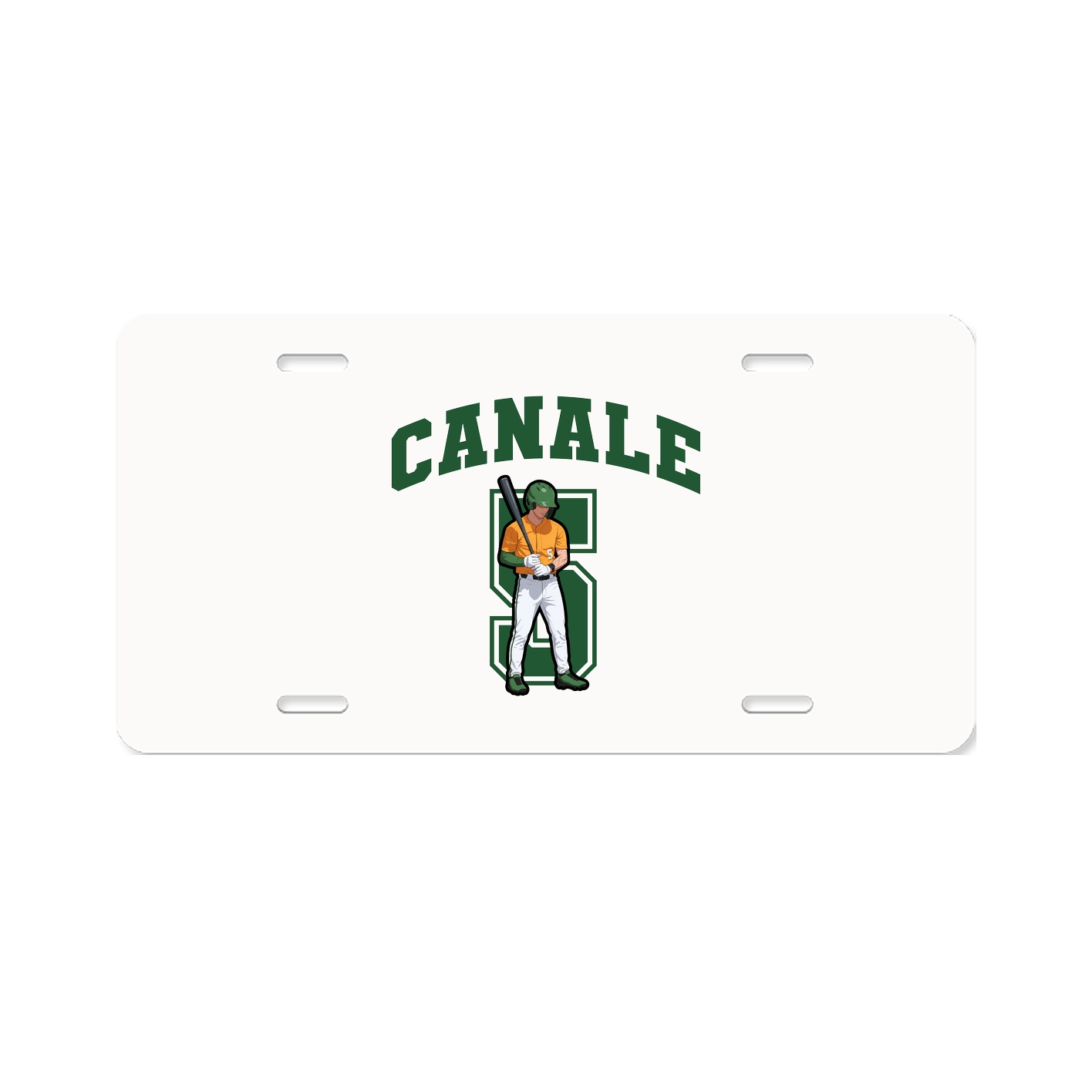 License Plate — Number in Classic