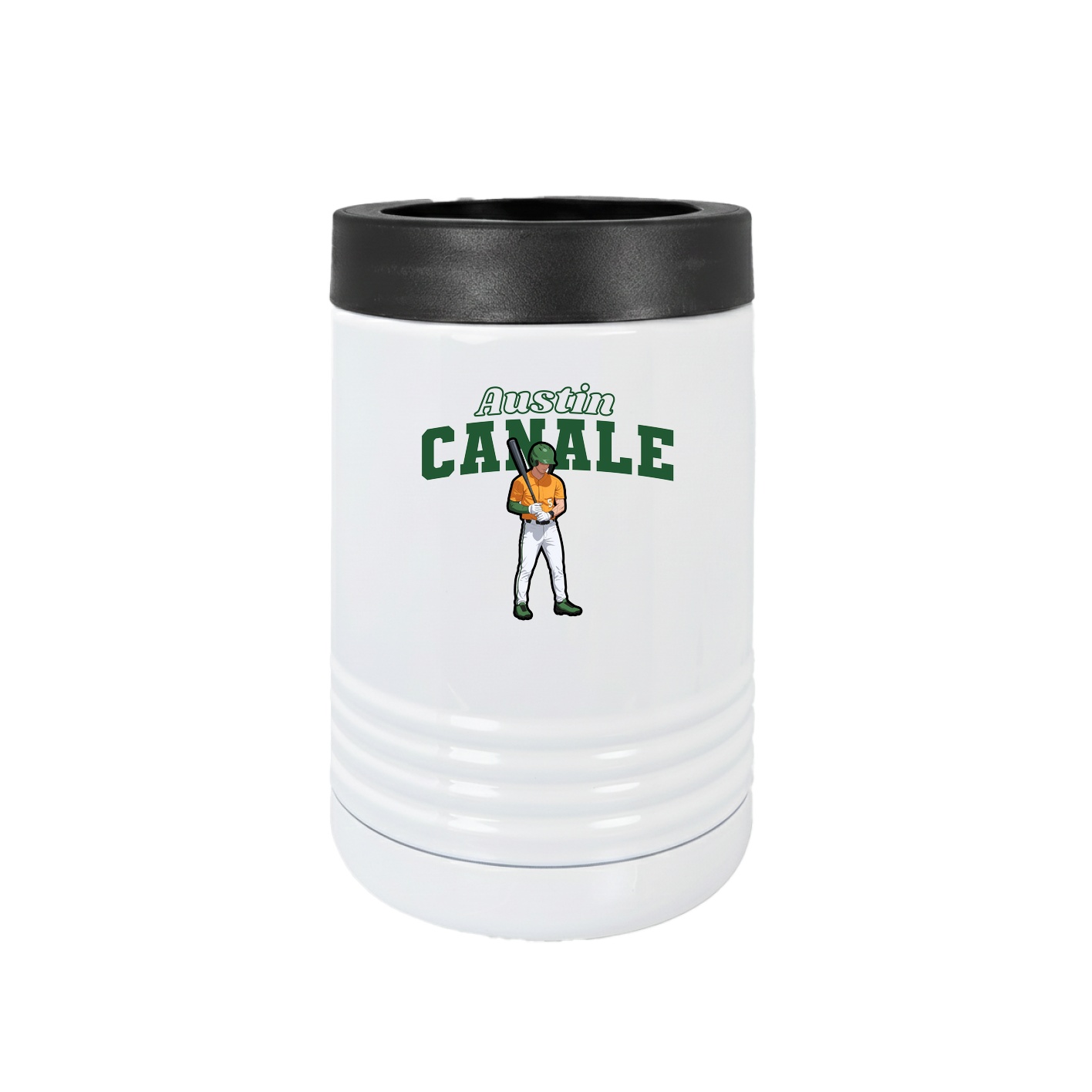 Beverage Holder — Name Arch in White