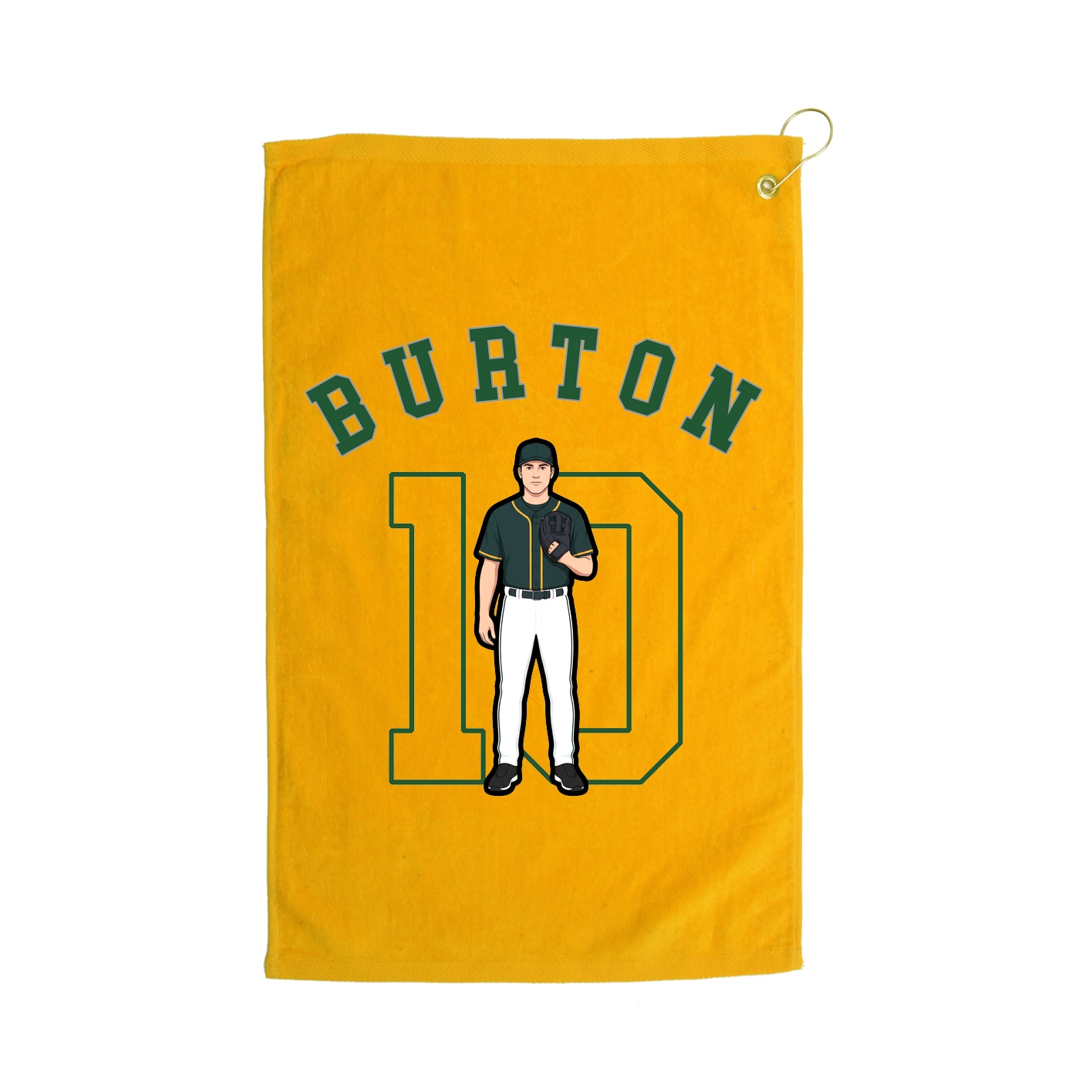 Golf Towel — Shirsey Arch in Gold