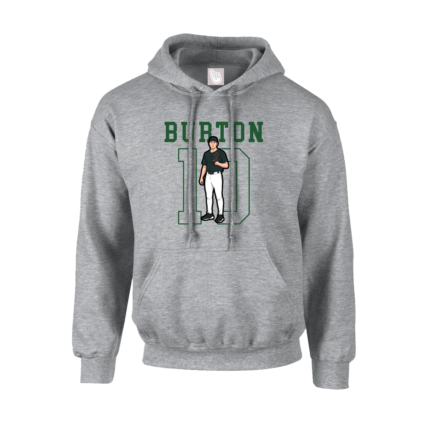 Hoodie — Shirsey in Grey