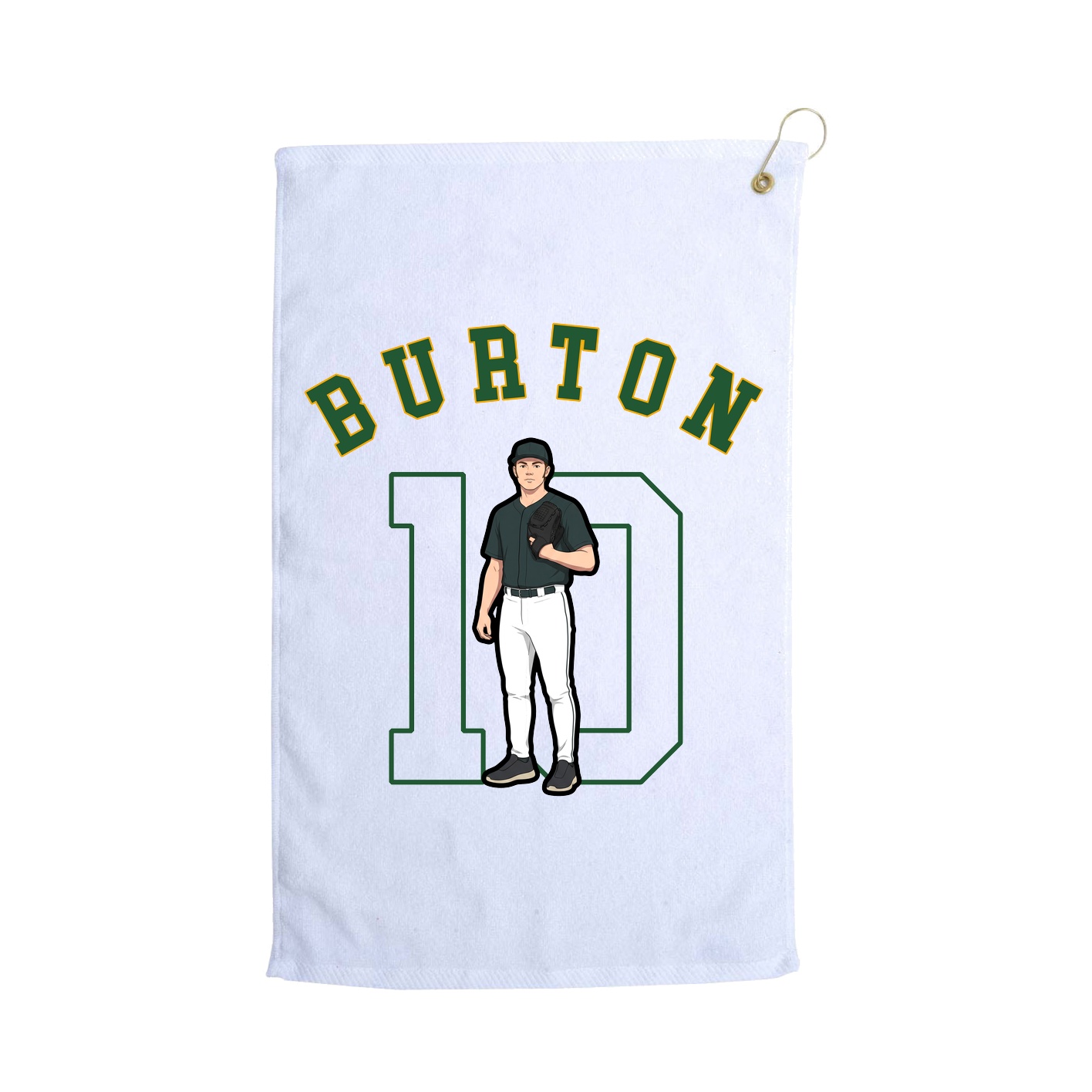 Golf Towel — Shirsey Arch in White
