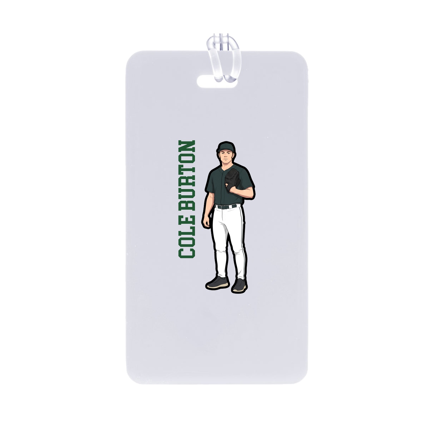 Bag Tag — Name Vertical in Classic