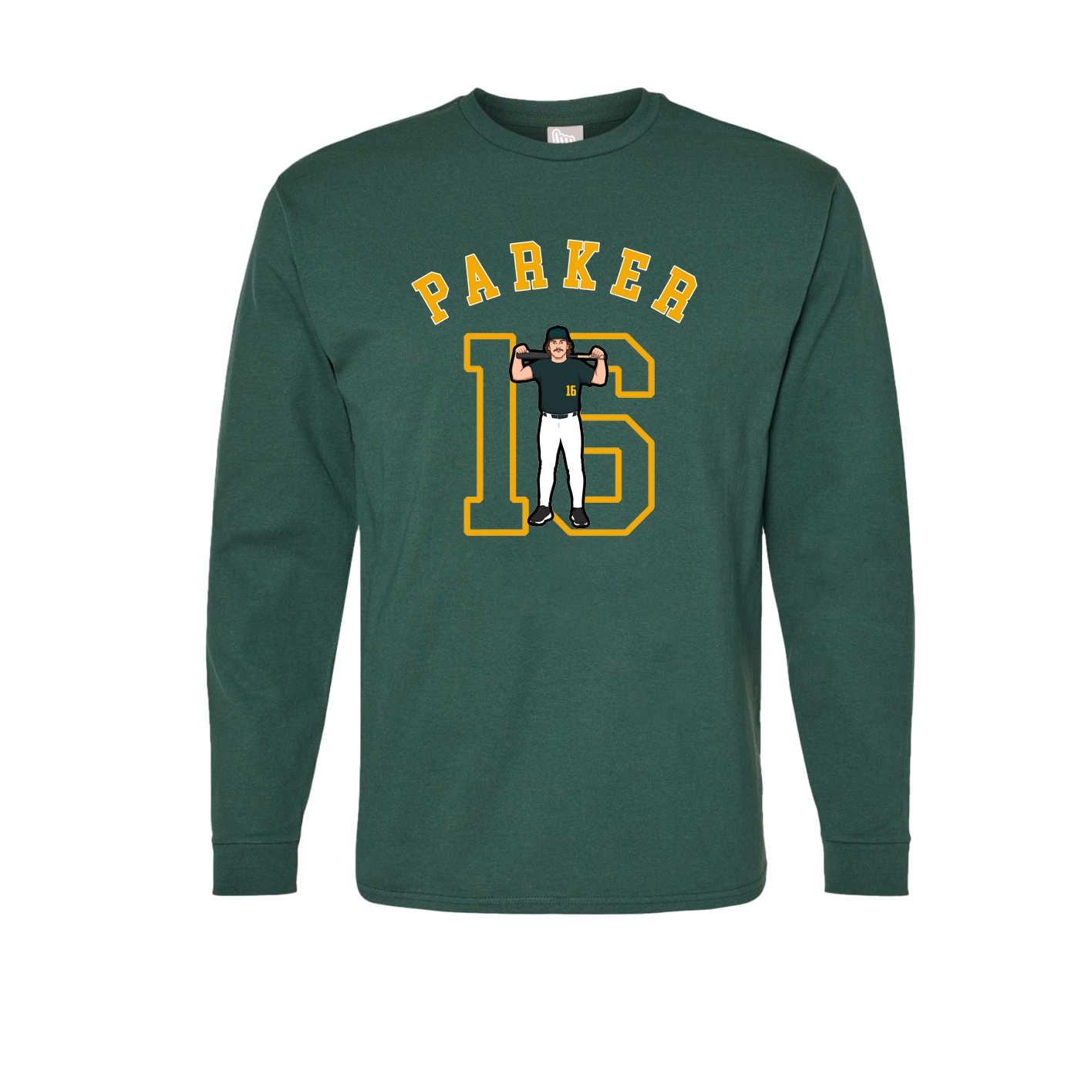 Long Sleeve Tee — Shirsey Arch in Green